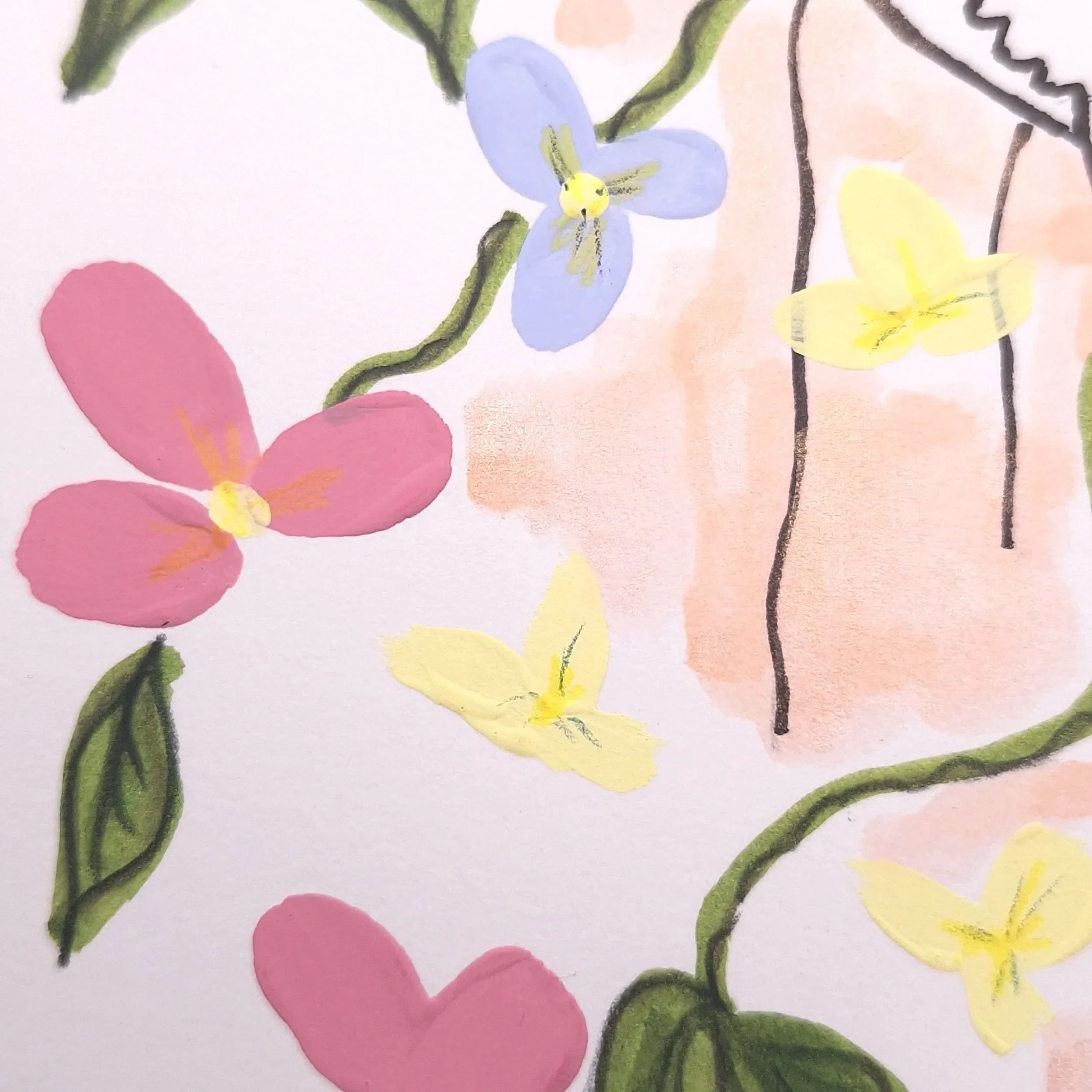 Burrow in the Blossom Tree – Original - Rachel & Sarah