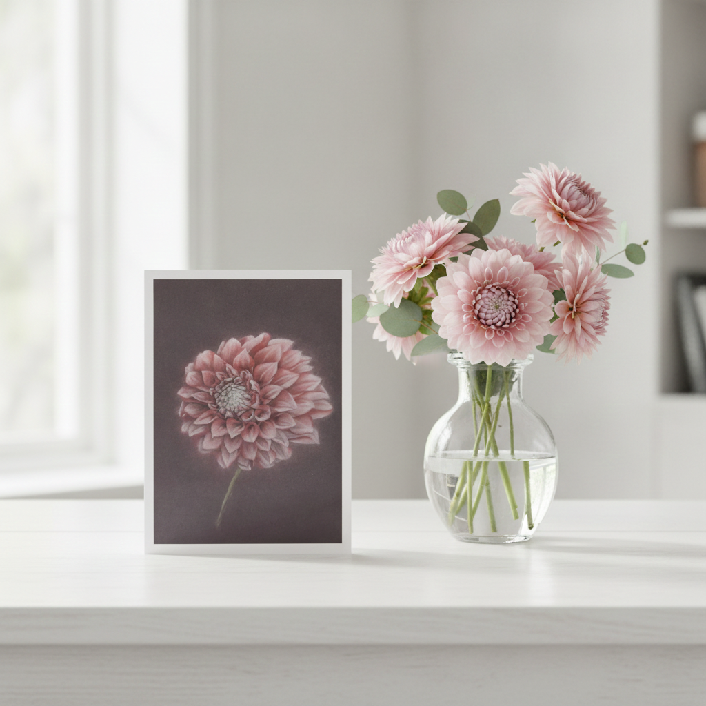 Greetings Card of "Ethereal Radiance" - Rachel & Sarah