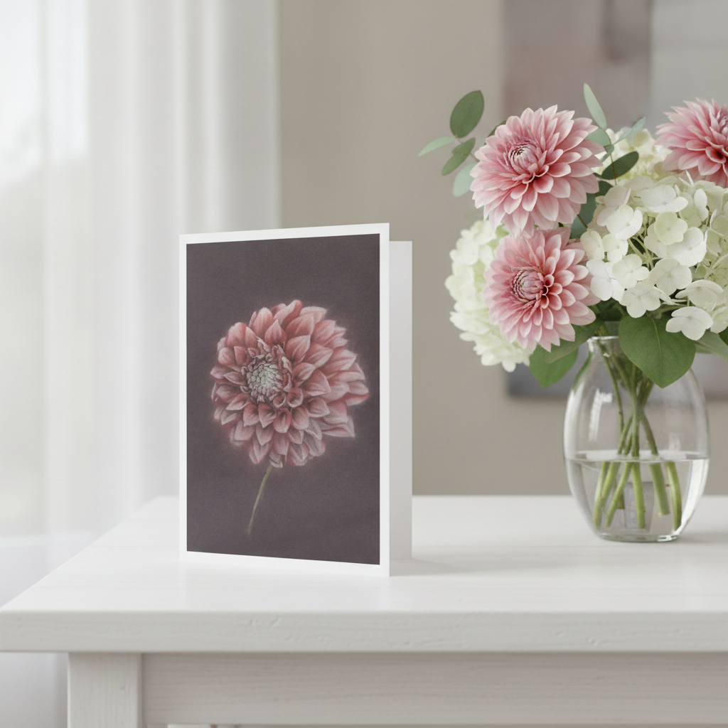 Greetings Card of "Ethereal Radiance" - Rachel & Sarah