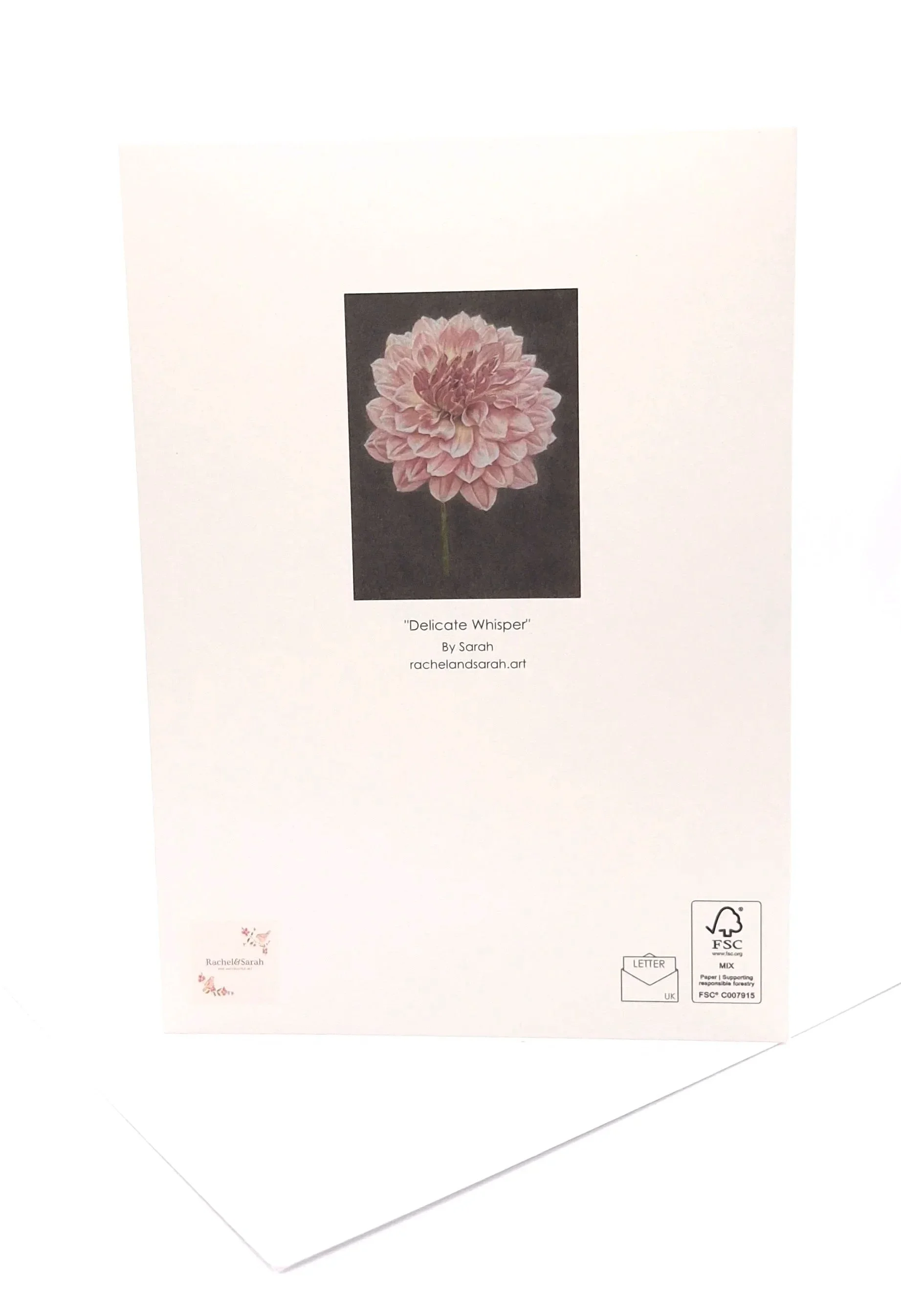Greetings Card of "Delicate Whisper" - Rachel & Sarah