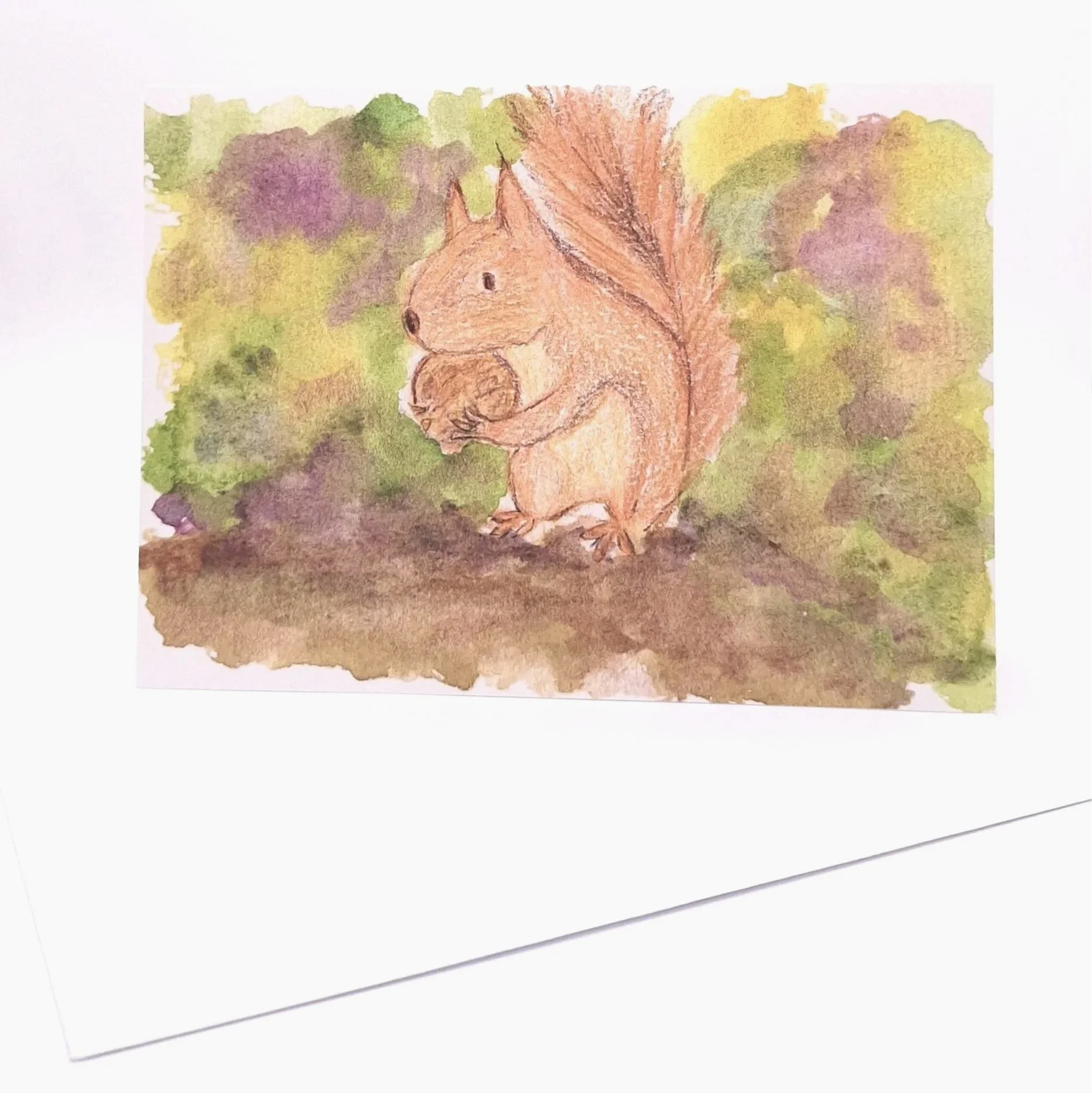 Greetings Card of "Forage in the Wild Patch" - Rachel & Sarah