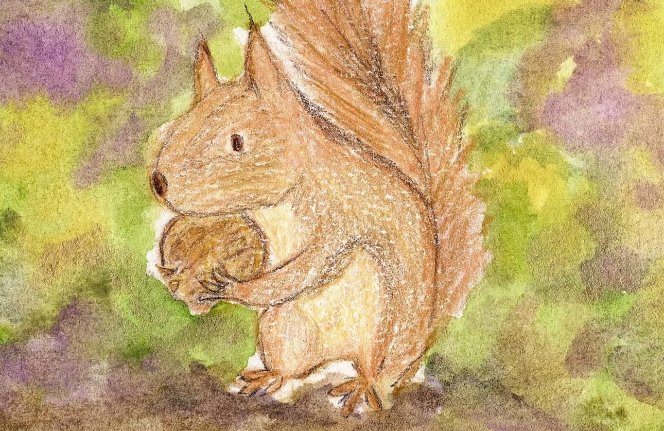 Print of "Forage In The Wild Patch" - Rachel & Sarah