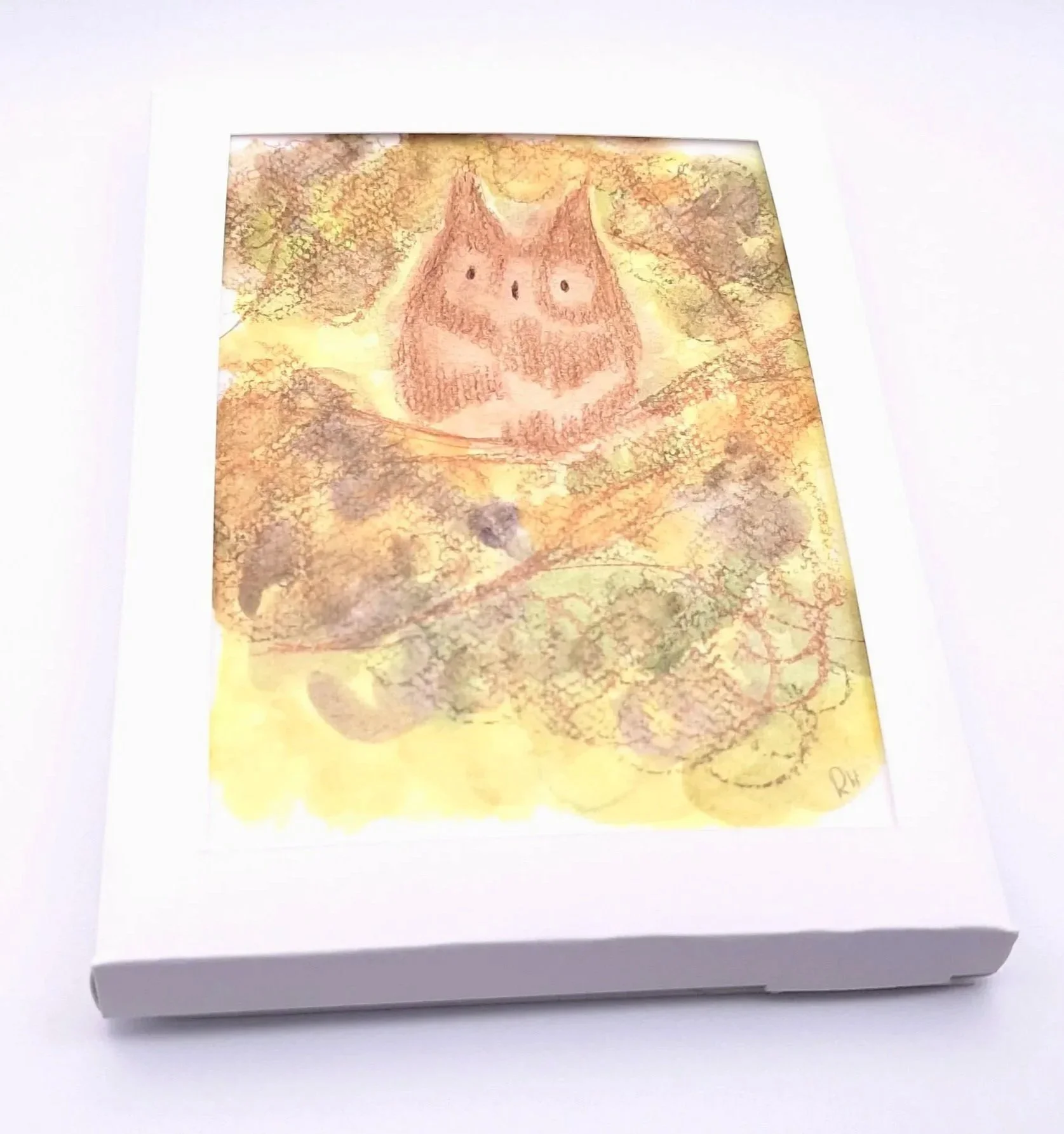 Greetings Card of "Gaze in the Moonlit Thicket " - Rachel & Sarah