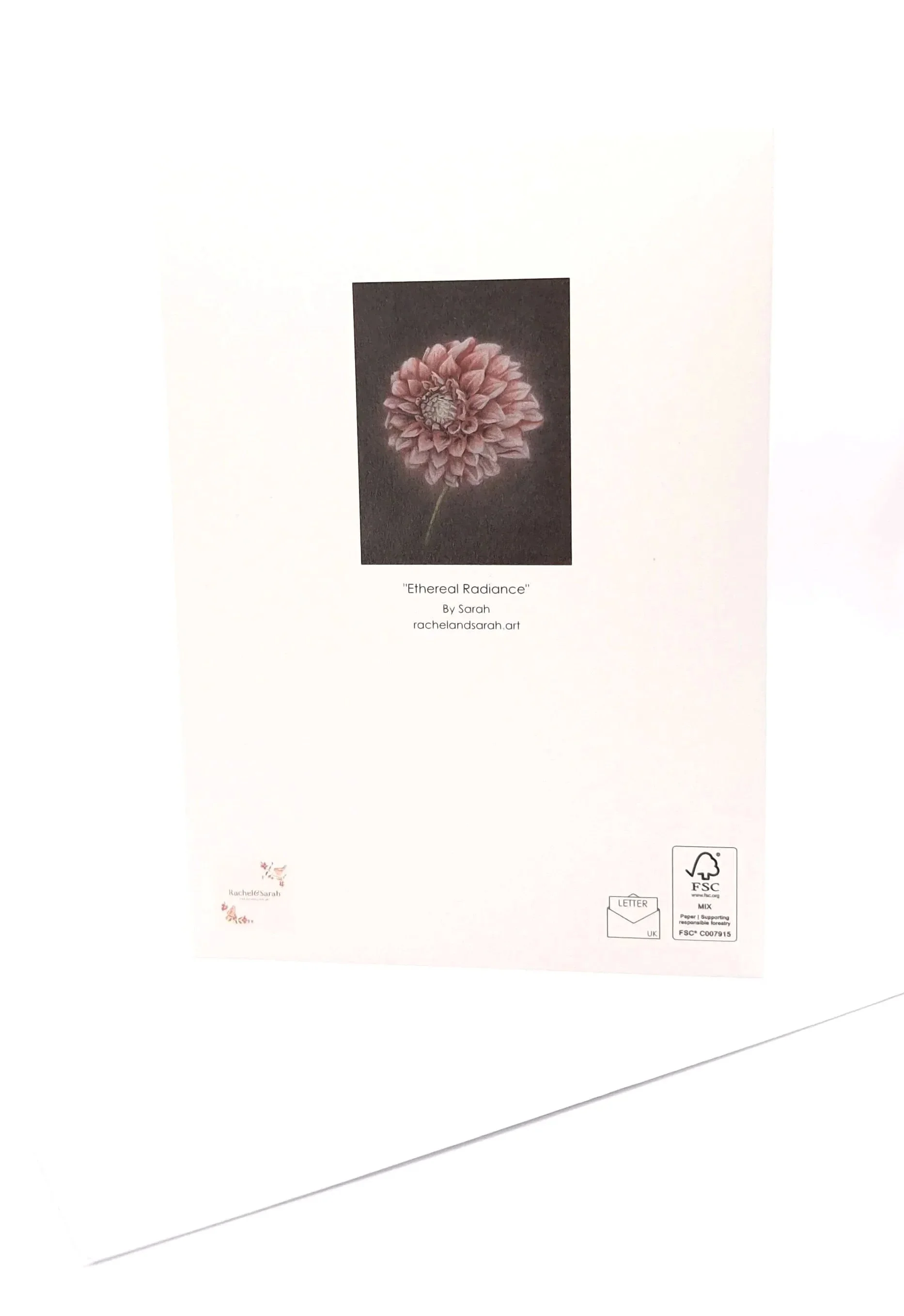 Greetings Card of "Ethereal Radiance" - Rachel & Sarah