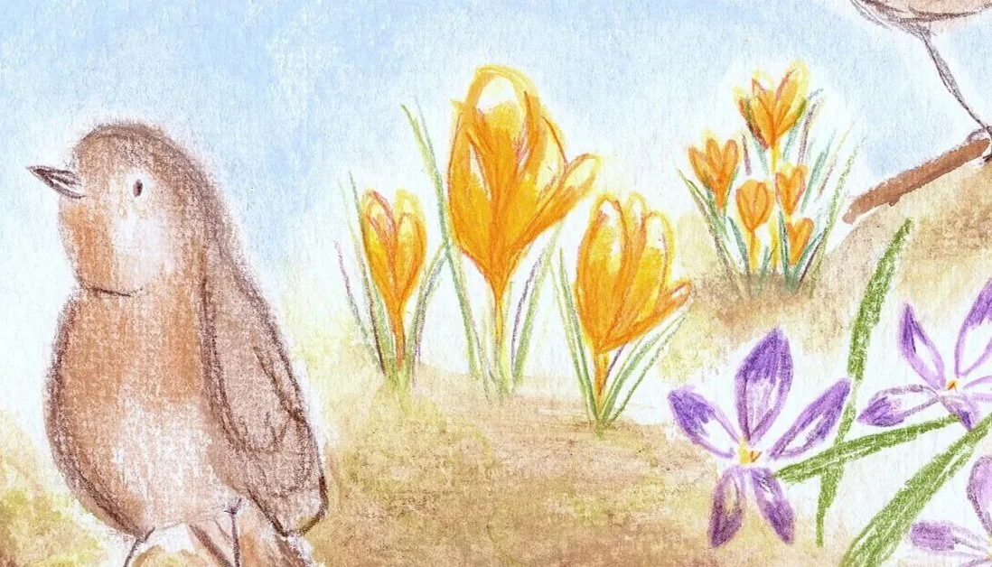 Print of "Whistle Among The Flowers" - Rachel & Sarah