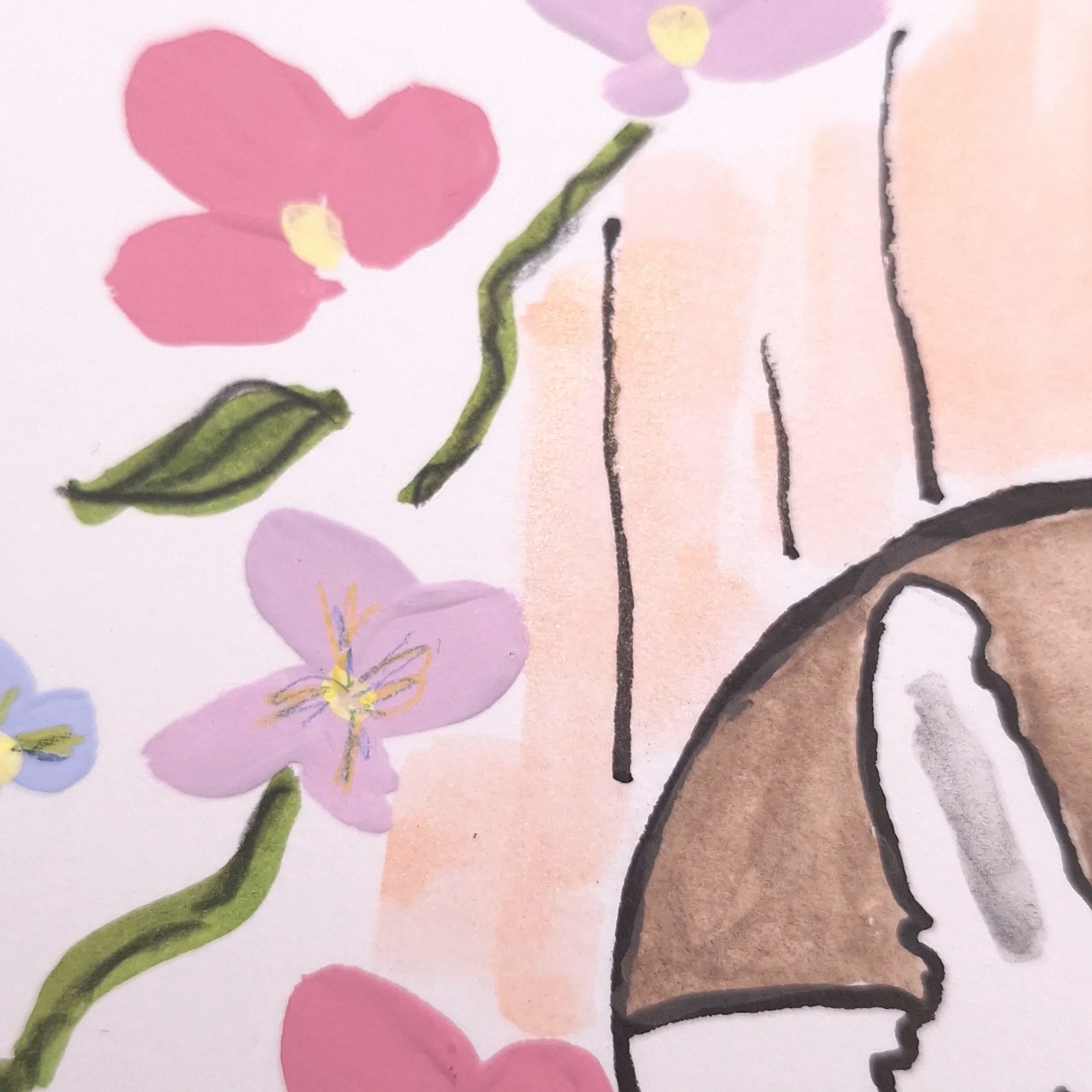 Burrow in the Blossom Tree – Original - Rachel & Sarah