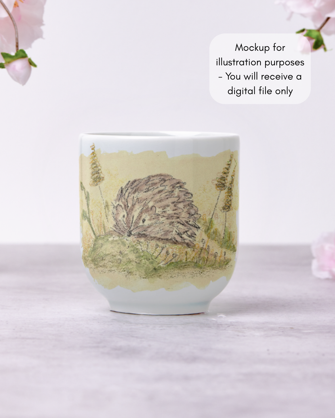 Mockup Mug - Digital Download Nestled In The Meadow - By Rachel