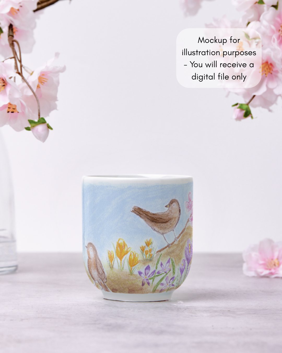 Mug mockup - Whistle Among The Flowers Digital Download - Rachel & Sarah