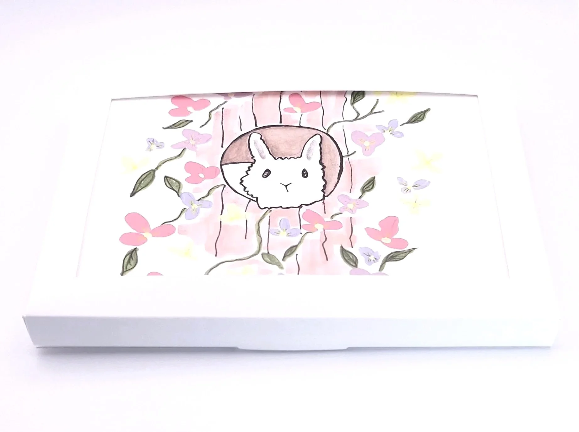 Greetings Card of "Burrow in the Blossom Tree" - Rachel & Sarah