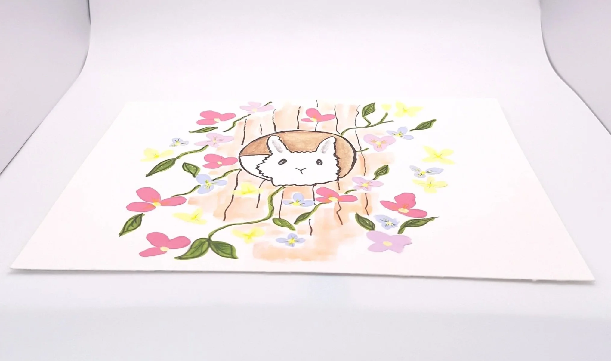Burrow in the Blossom Tree – Original