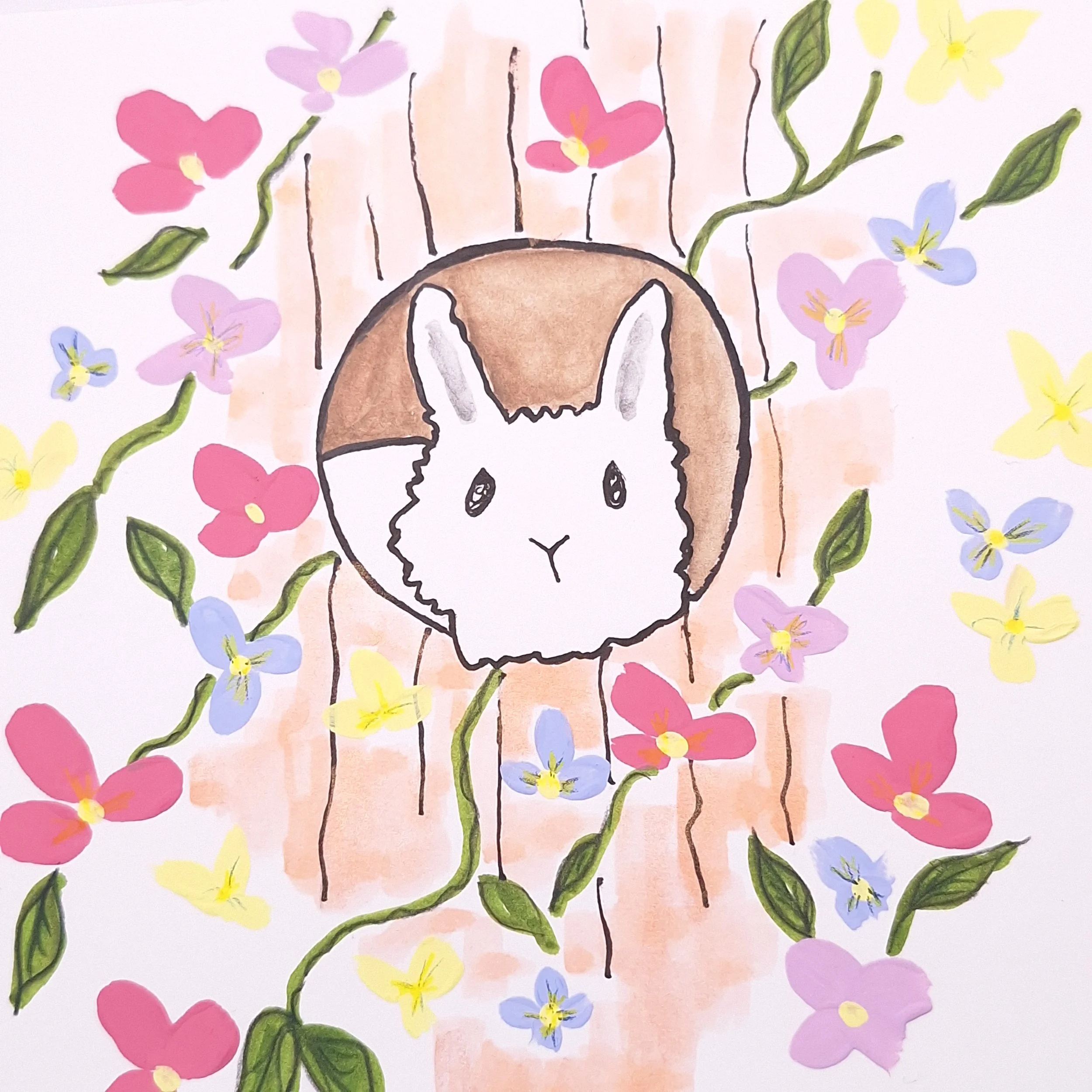 Burrow in the Blossom Tree – Original - Rachel & Sarah