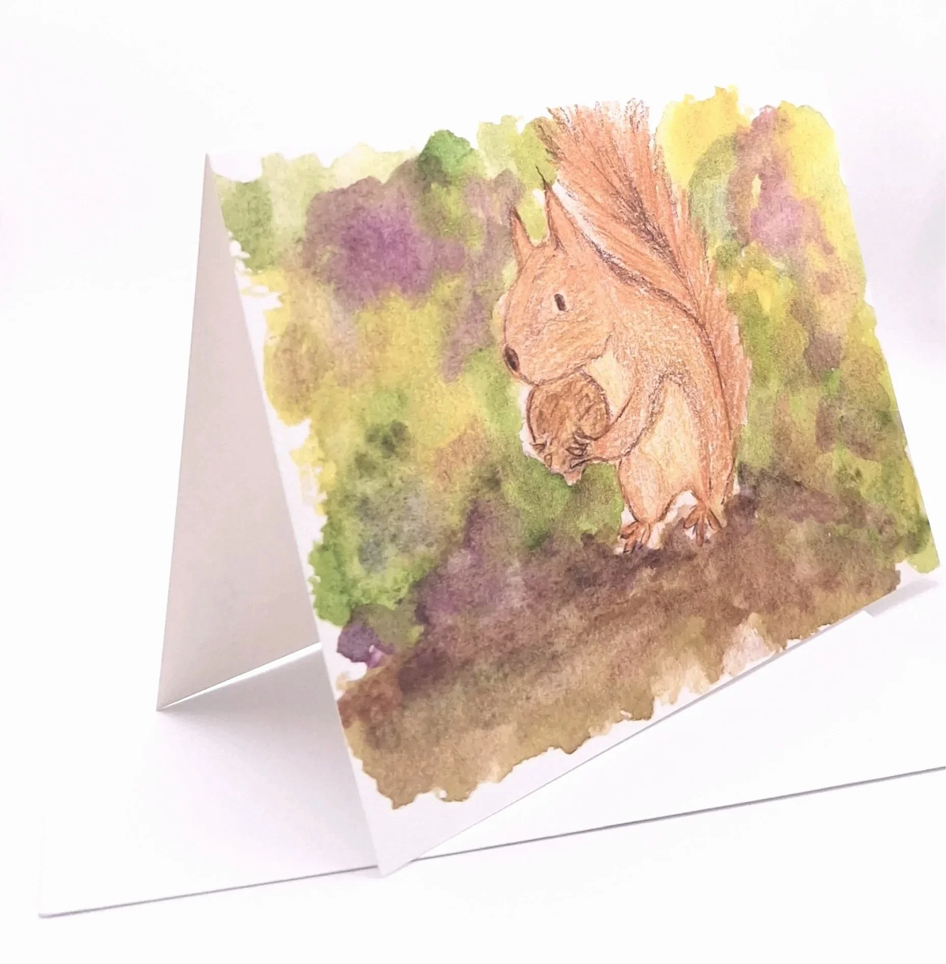 Greetings Card of "Forage in the Wild Patch" - Rachel & Sarah