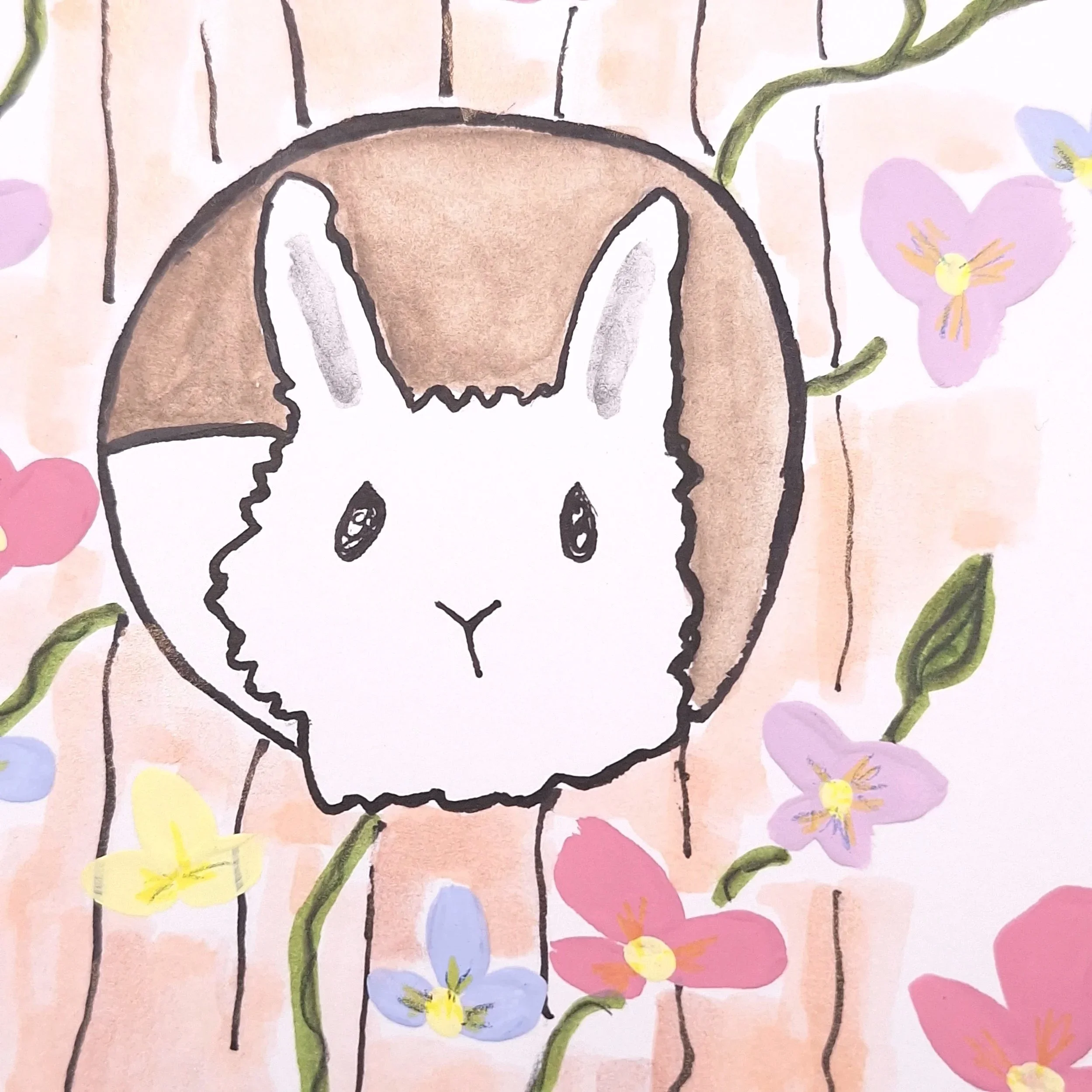 Print of "Burrow In The Blossom Tree" - Rachel & Sarah