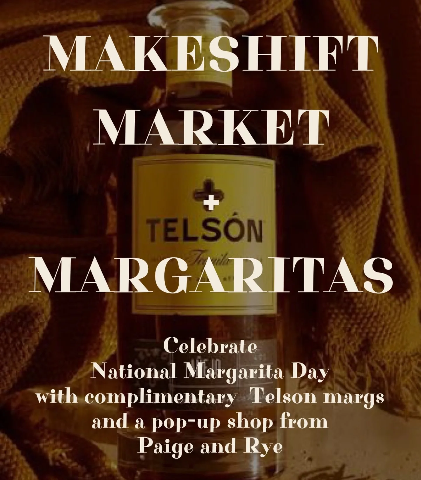 🍹 National Margarita Day &mdash; Done Right 🍹 

Mark your calendar for one week from today,  Saturday, February 21 and start your weekend with good vibes, great style, and a reason to raise a glass.

We&rsquo;re hosting a pop-up shop by Paige And R