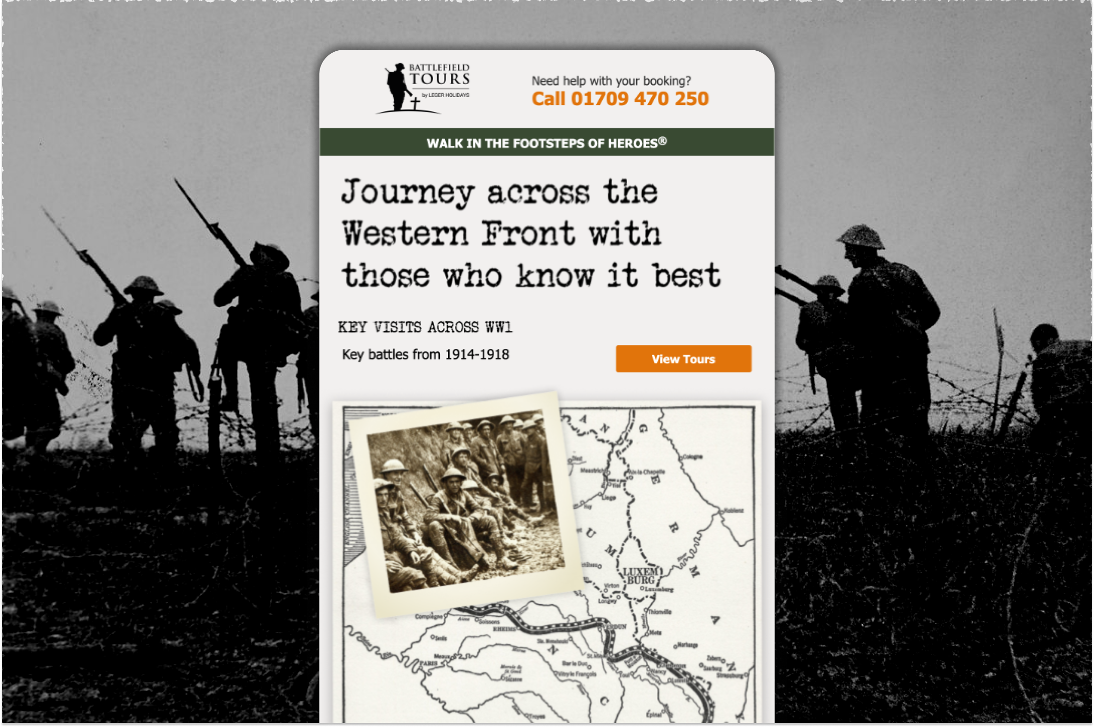 Battlefield Tours - UX