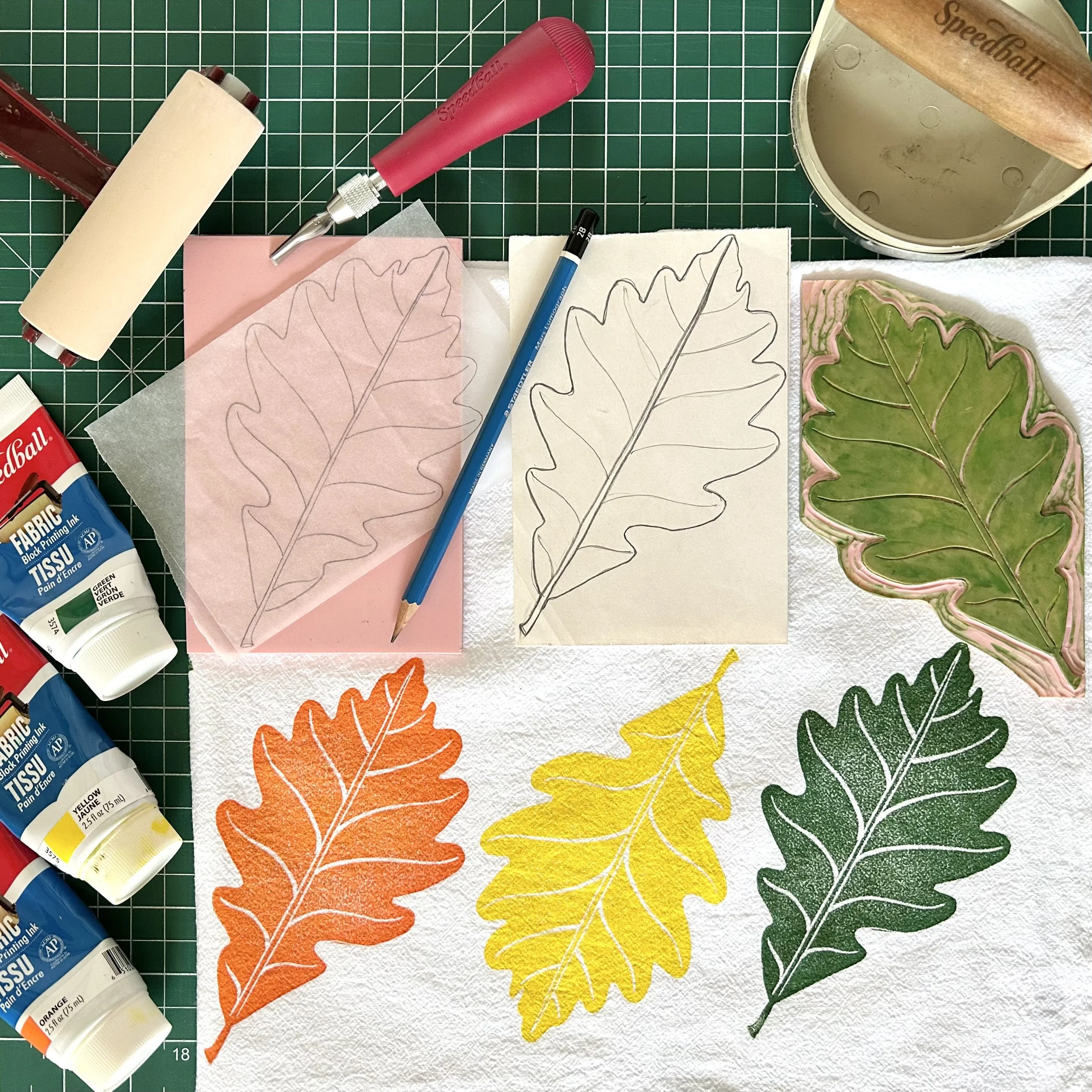 Hand-printed Botanical Textiles - Sat. October 18 (Uxbridge, ON)