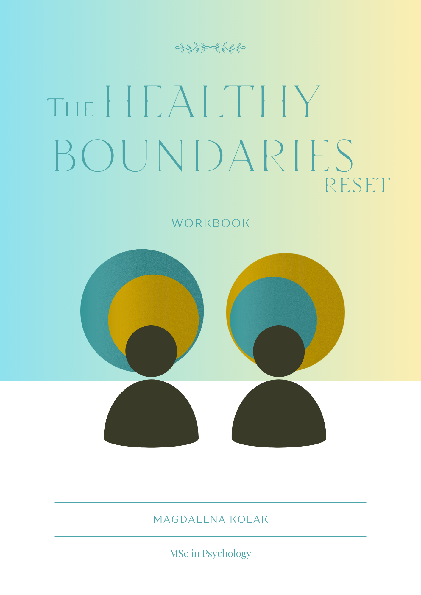 Healthy Boundaries Reset Workbook cover – psychology workbook for improving relationships and learning healthy boundaries
