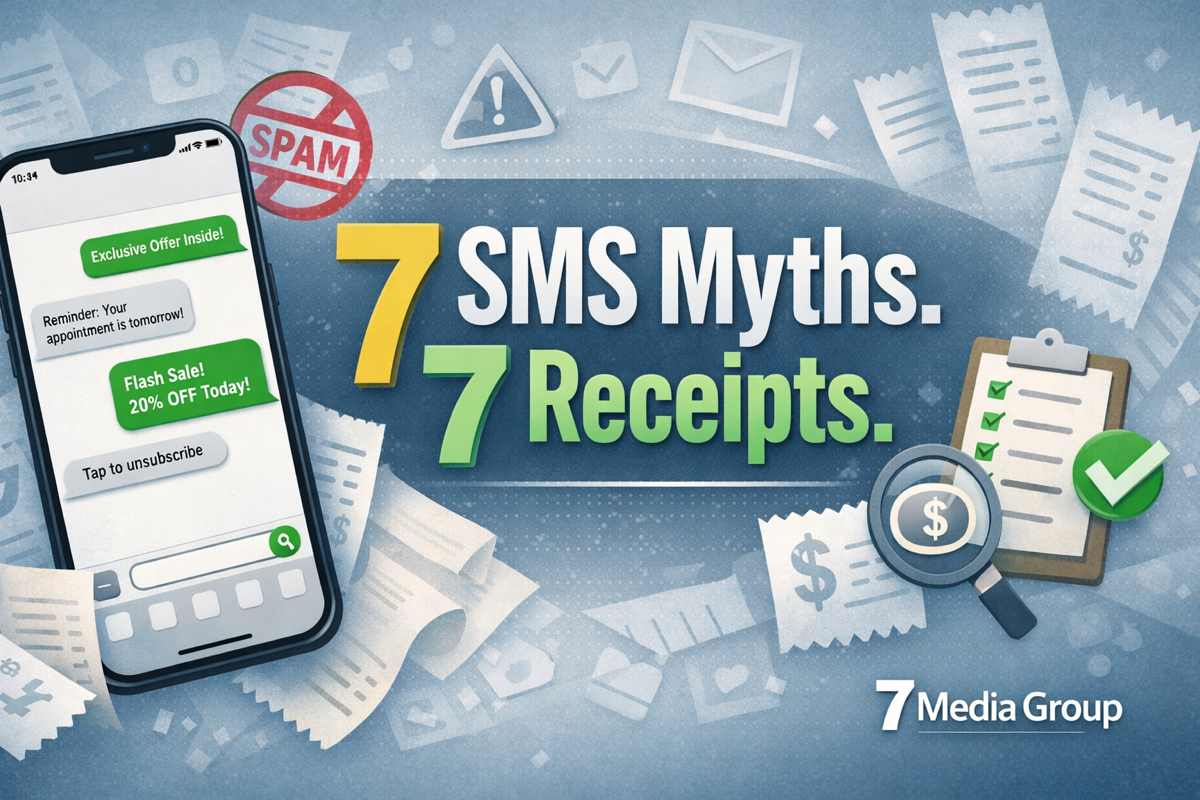 7 SMS Myths. 7 Receipts.