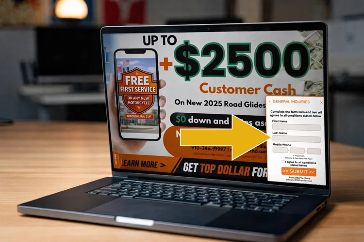 Mobile Web Form — Chat to Text on website