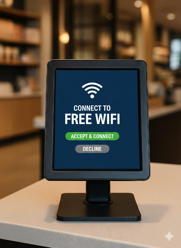 Digital kiosk in retail — 7 Media Group