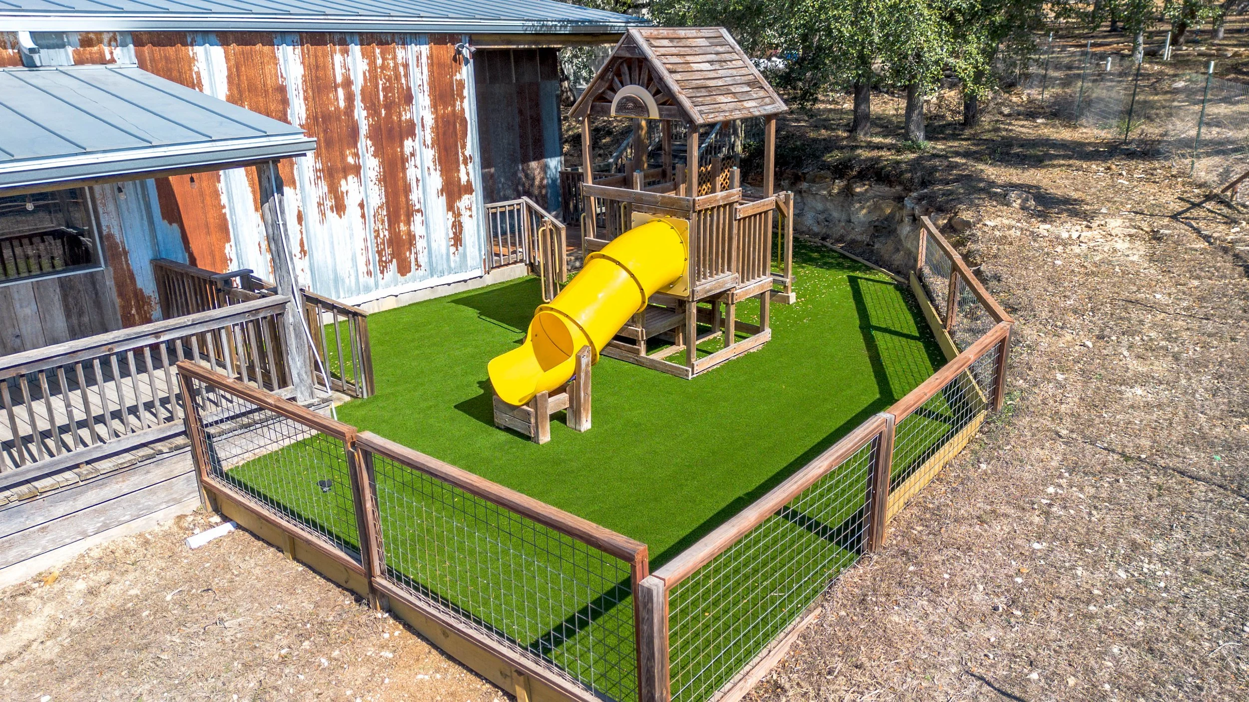 Commercial artificial turf installation for churches and businesses