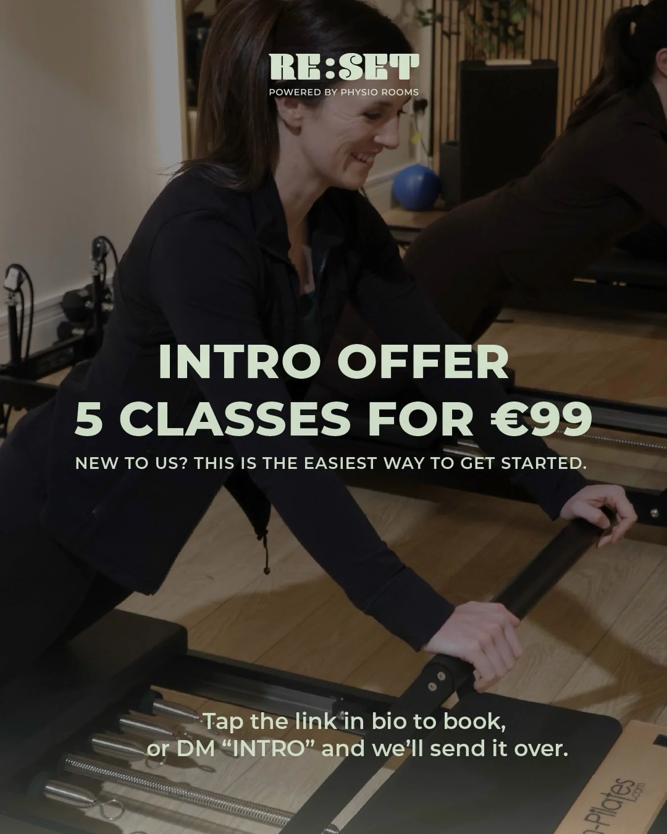 INTRO OFFER &mdash; 5 Classes for &euro;99 ✨
New to us? This is the easiest way to get started.

✅ Try 5 sessions
✅ Build confidence fast
✅ Feel stronger, looser, and more energised

&euro;99 for 5 classes (new clients only).
Tap the link in bio to b