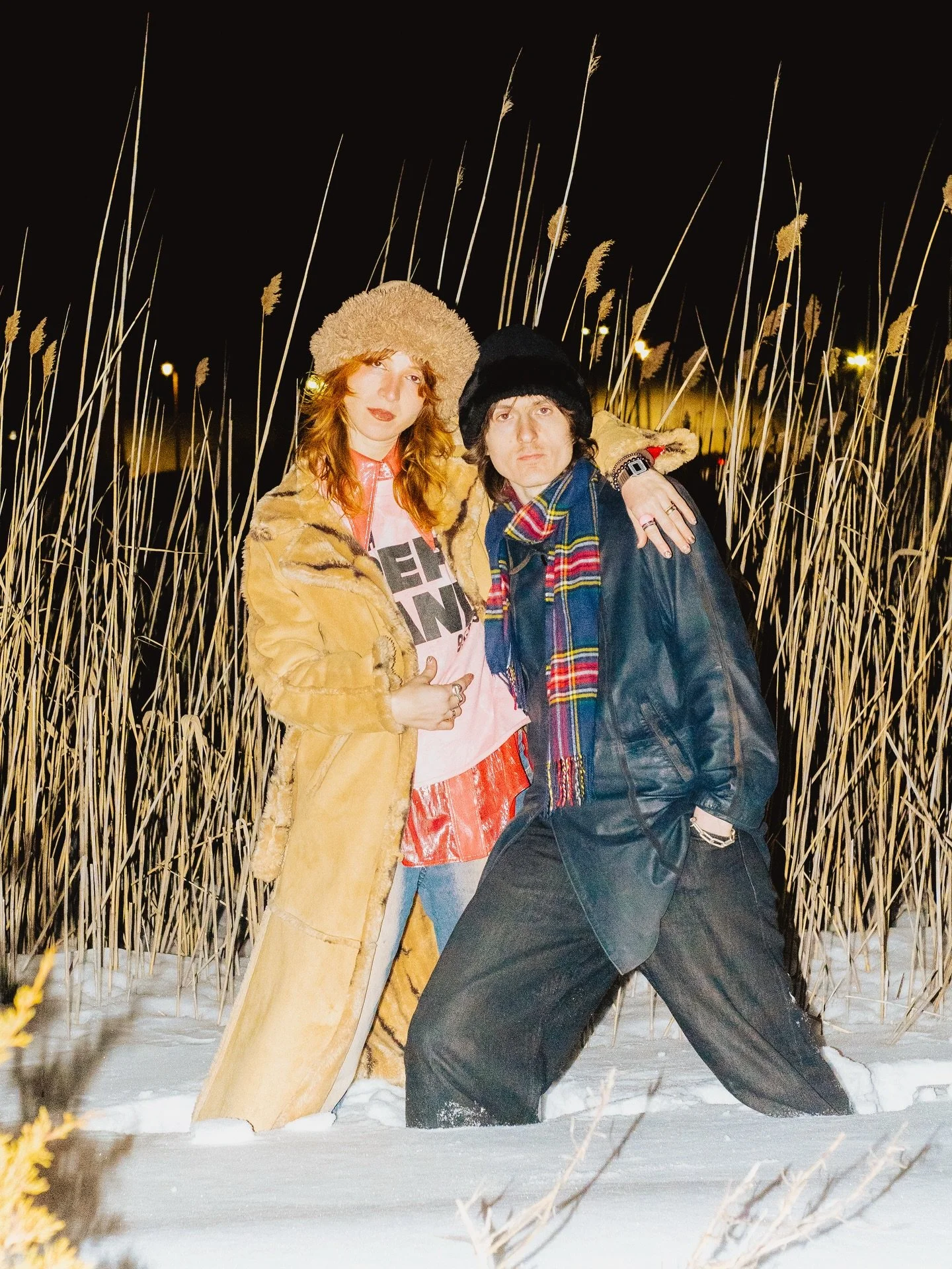 we *survived* winter tour ❄️ starting with record low temps and ending with a BLIZZARD pls wish forrest luck he needs to get back to nyc in this mess 🫡 winter is canceled

first &amp; last 📸 &amp; snowangel @andrsn.photos