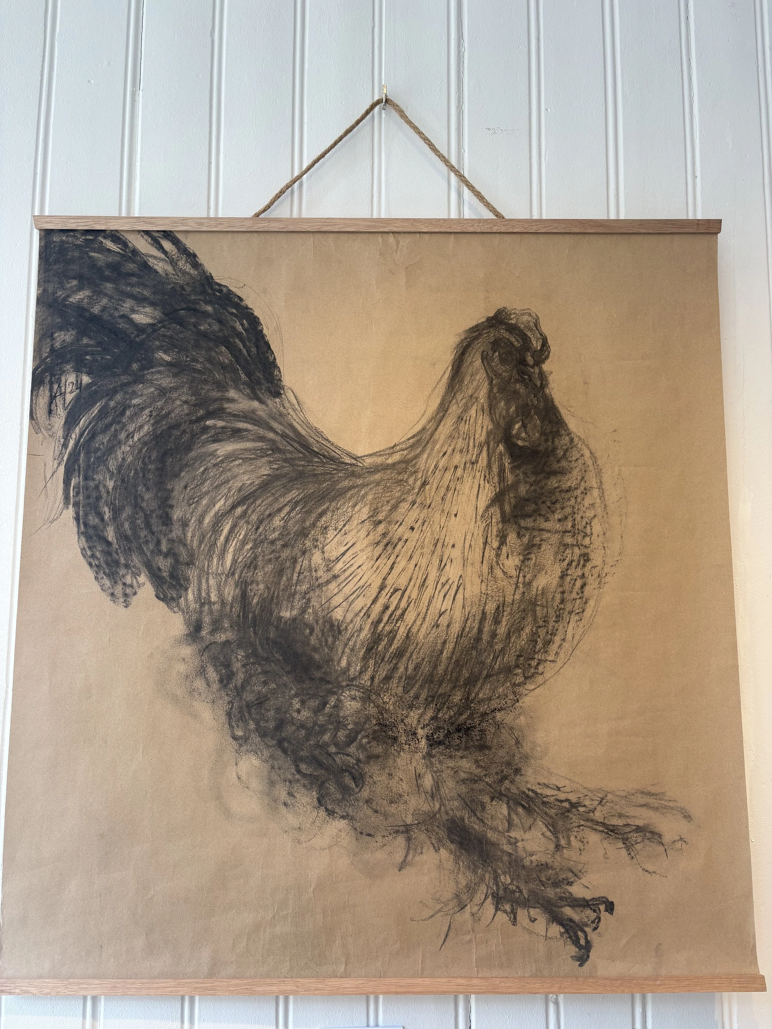 Karien Hillebrands · Haan, ets, 13,9 × 19 cm, €100
