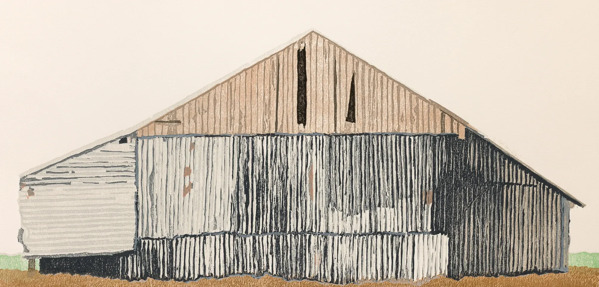 Wijke van der Bij, Schuur op hooibergenterrein.webp