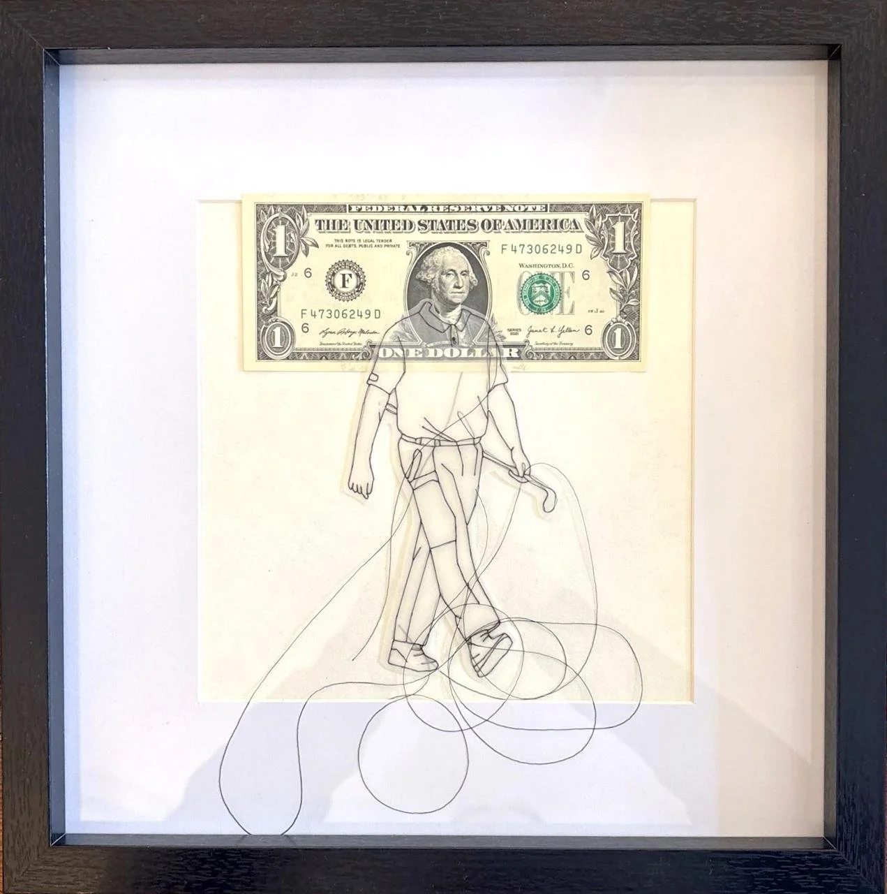 Marjolein Burbank · In money we trust, 33 × 33 cm, €182
