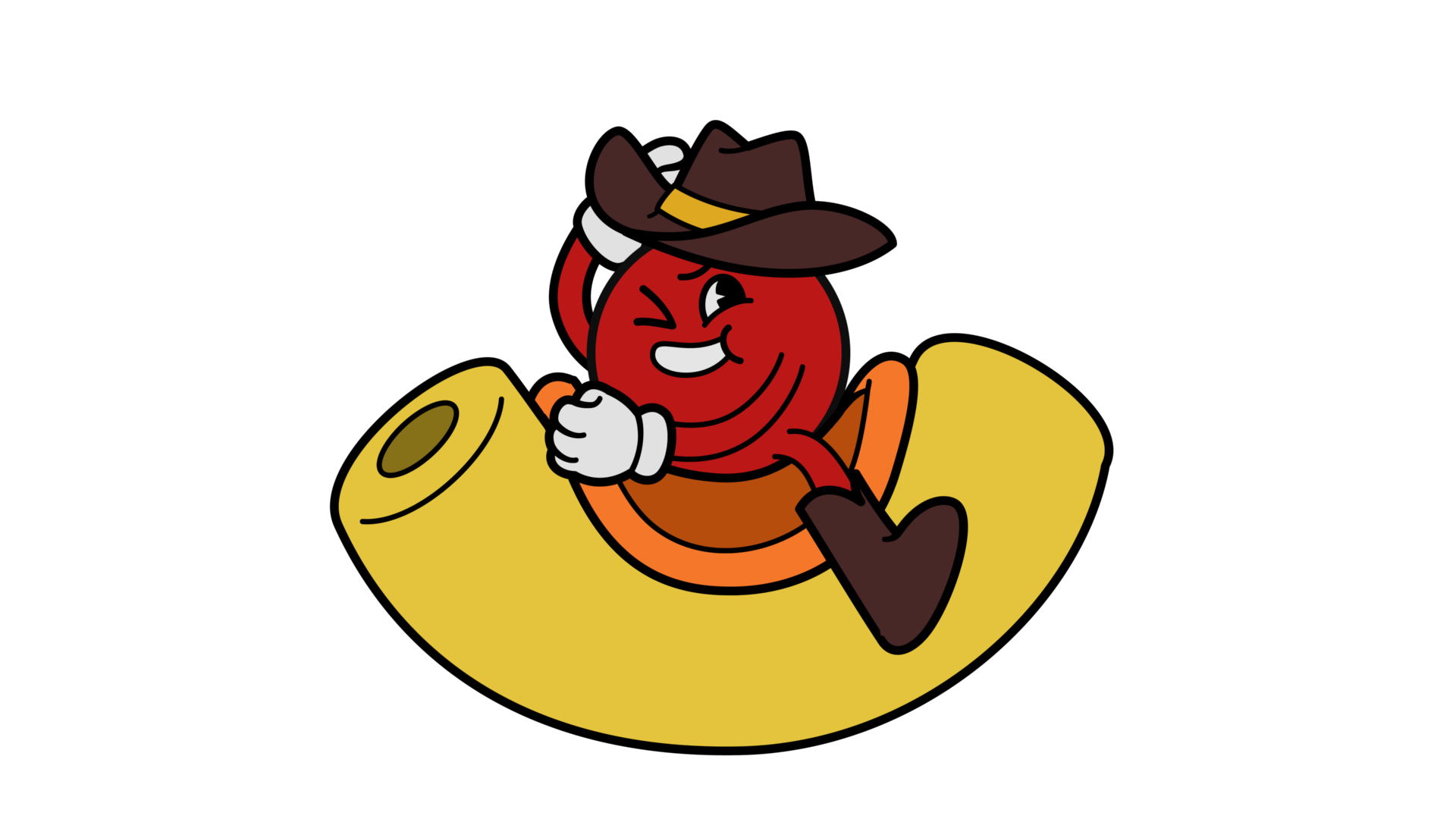 Final temporary colour render of approved design. Final design done in Adobe Illustrator