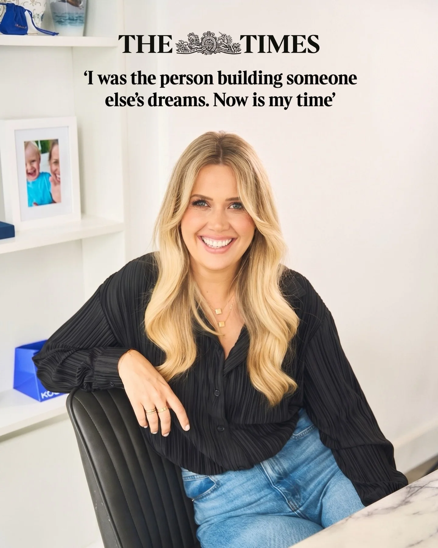 @blueywilson shares her story with @thetimes on making her own dream come true with @kouree.world ✨