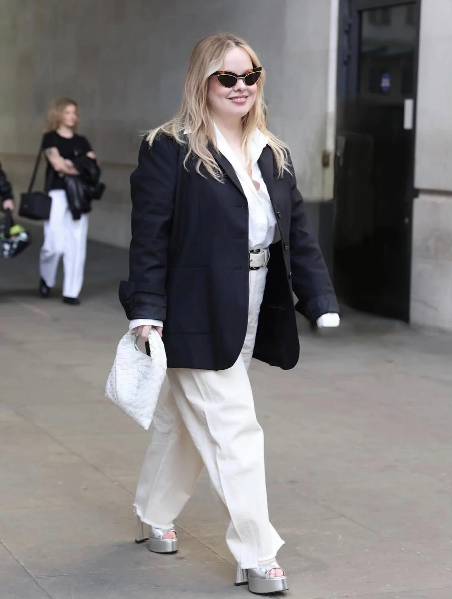 @nicolacoughlan wears full look from @akyn_world. Thank you @aimeecroysdill 🖤