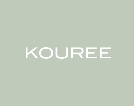 Kouree logo on a light green background