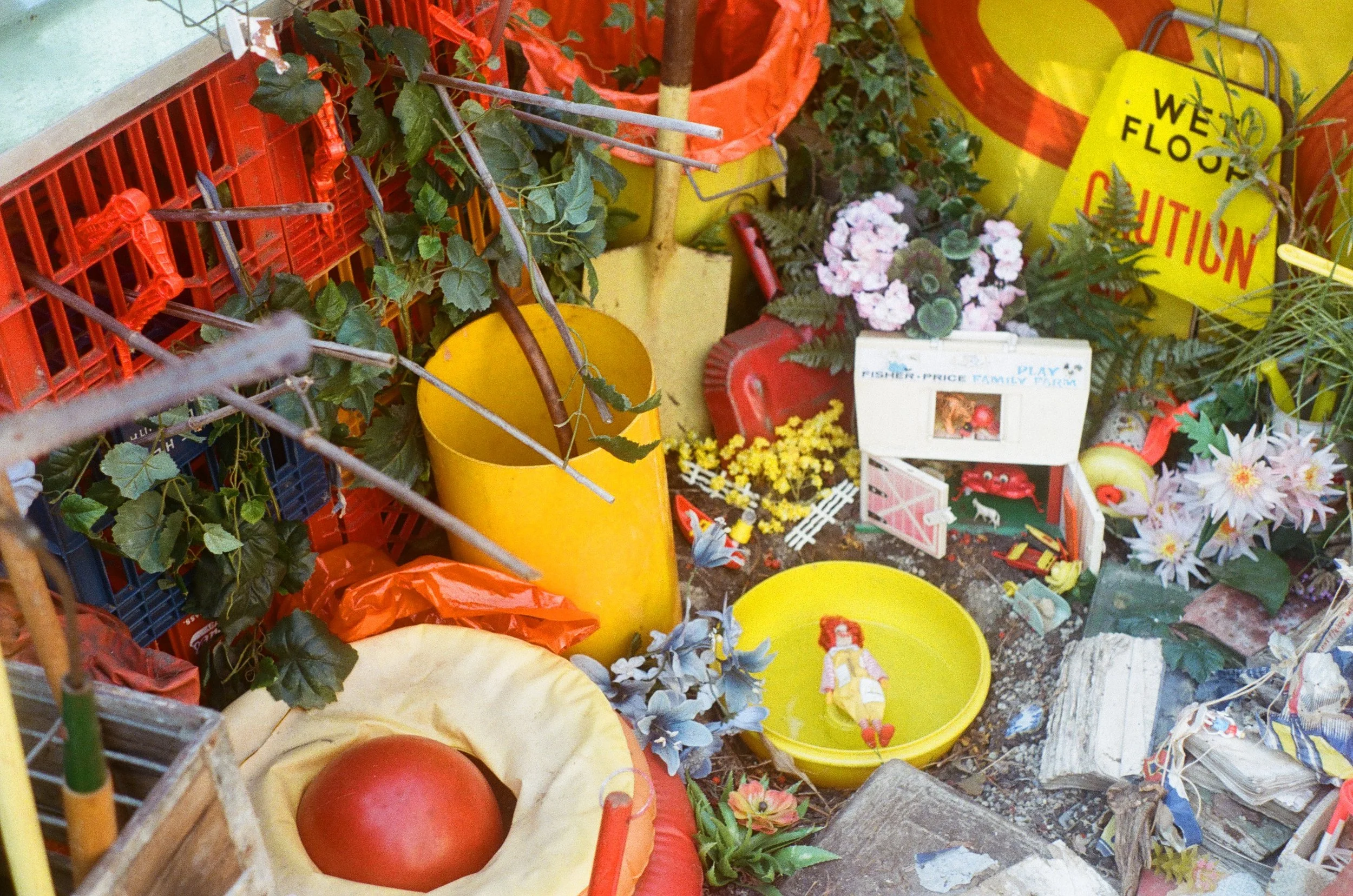 [Detail from] Allen C. Haskell propagation greenhouse installation by Carl Simmons 