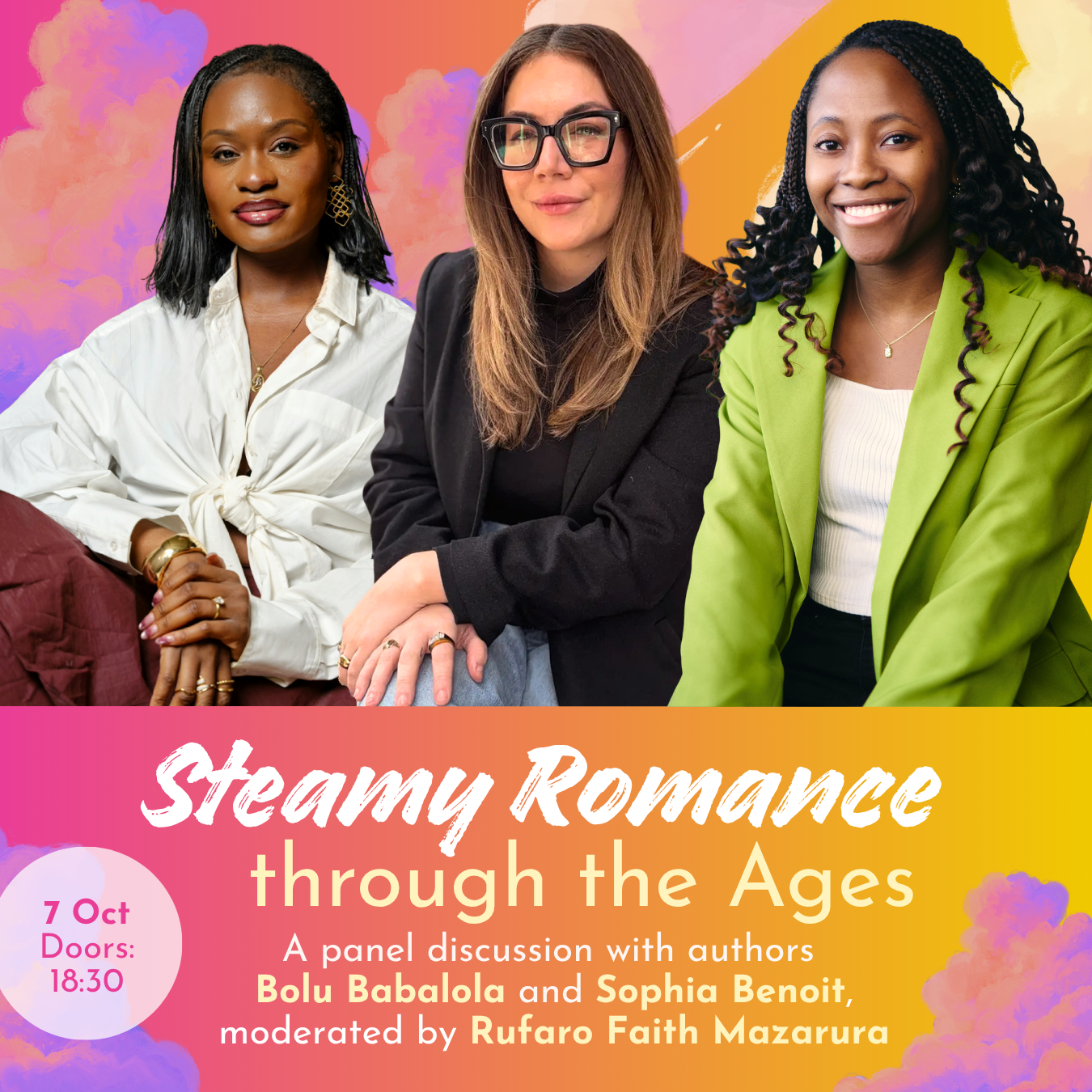 Steamy Romances: Sophia Benoit, Bobu Babalola, and Rufaro Faith Mazarura