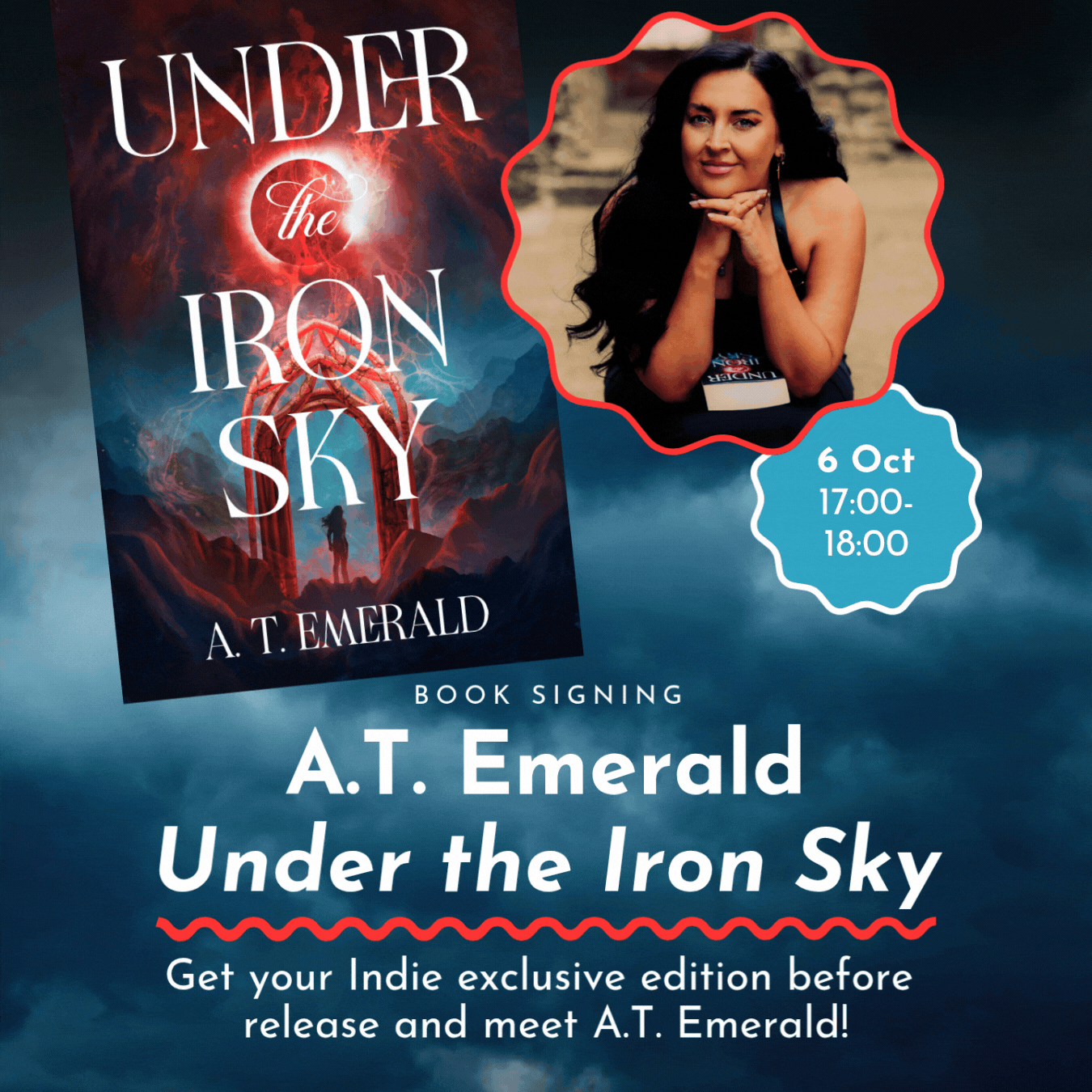 SIGNING: Under the Iron Sky with A.T. Emerald