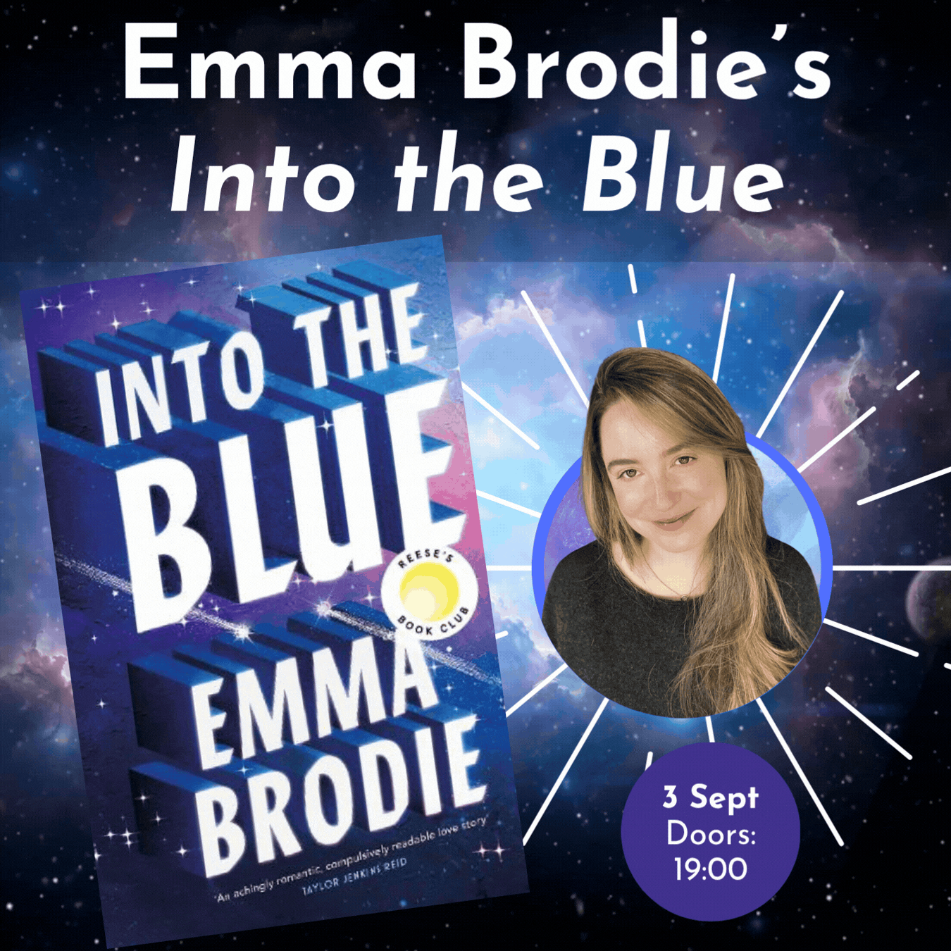 Author Event with Emma Brodie and "Into the Blue"!