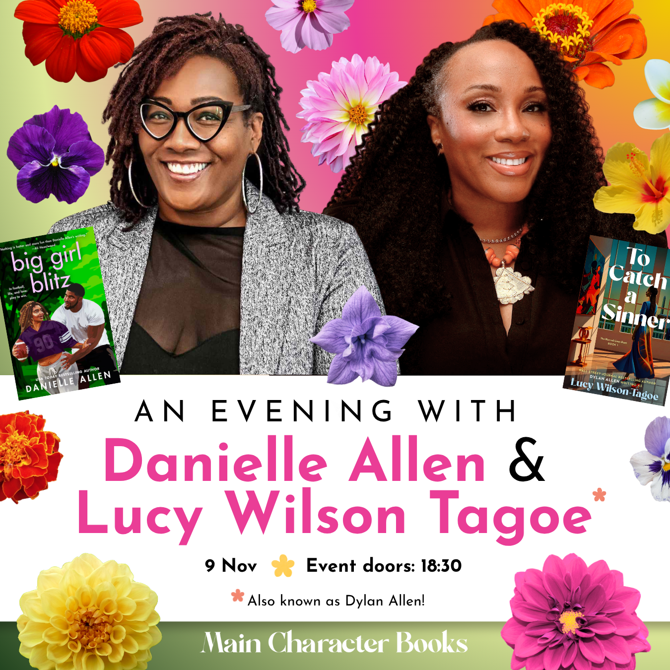 An Evening With Danielle Allen and Lucy Wilson Tagoe!