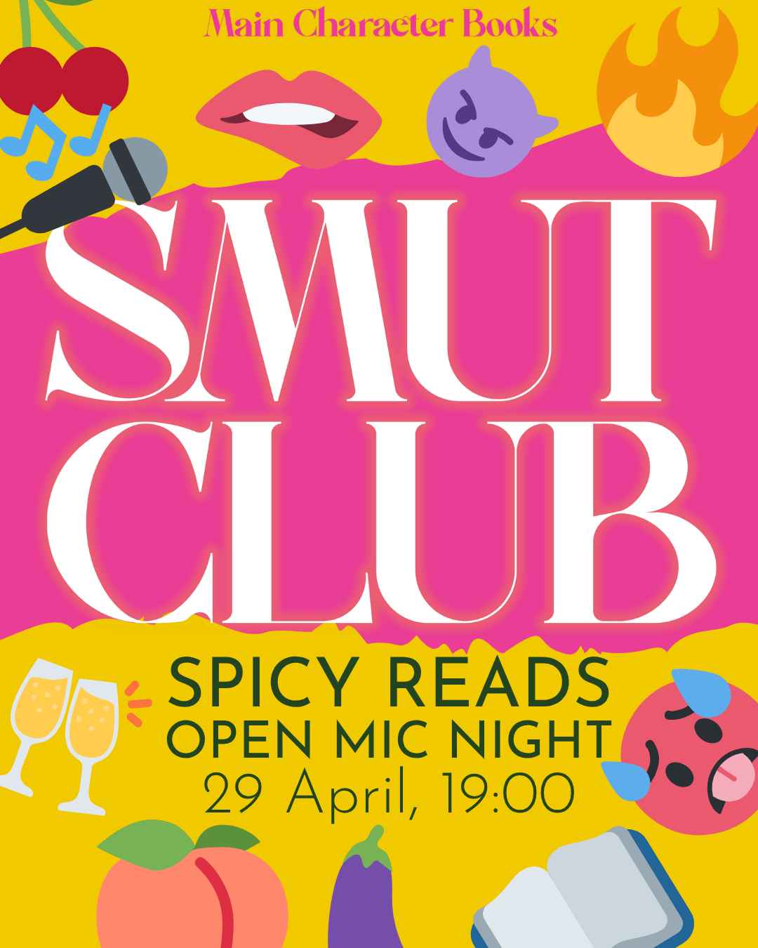 SMUT CLUB: Spicy Reads Open Mic Night