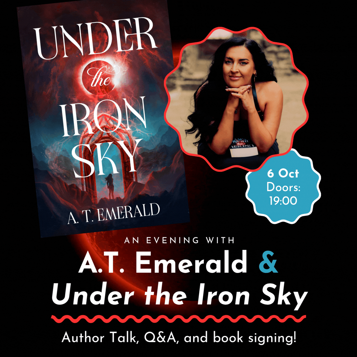 An Evening with A.T. Emerald & "Under the Iron Sky"!