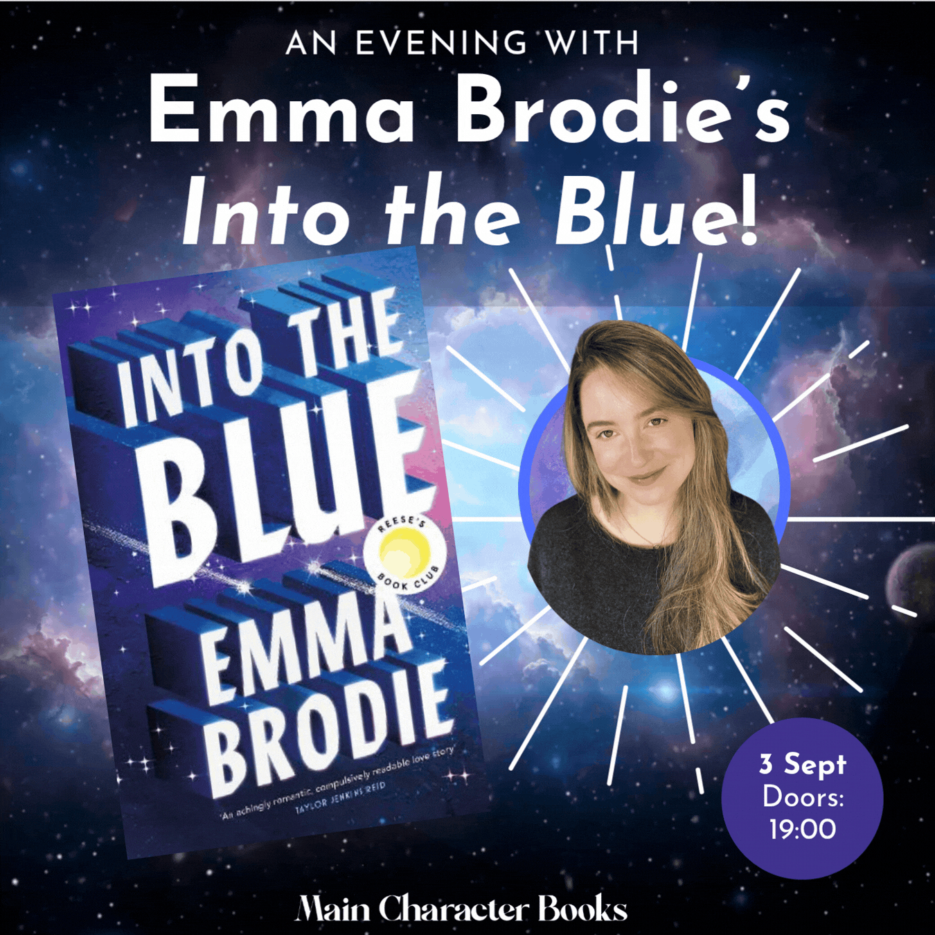 Evening with Emma Brodie and "Into the Blue"!