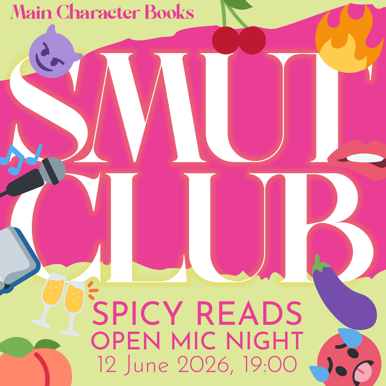SMUT CLUB: Spicy Reads Open Mic Night