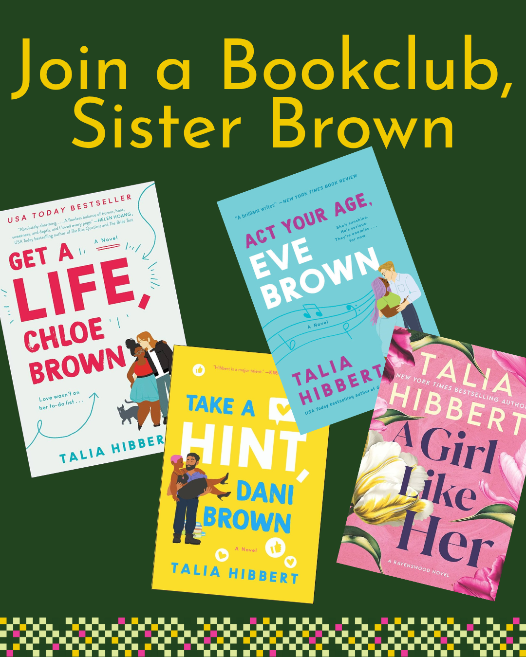 Join a Bookclub, Sister Brown!