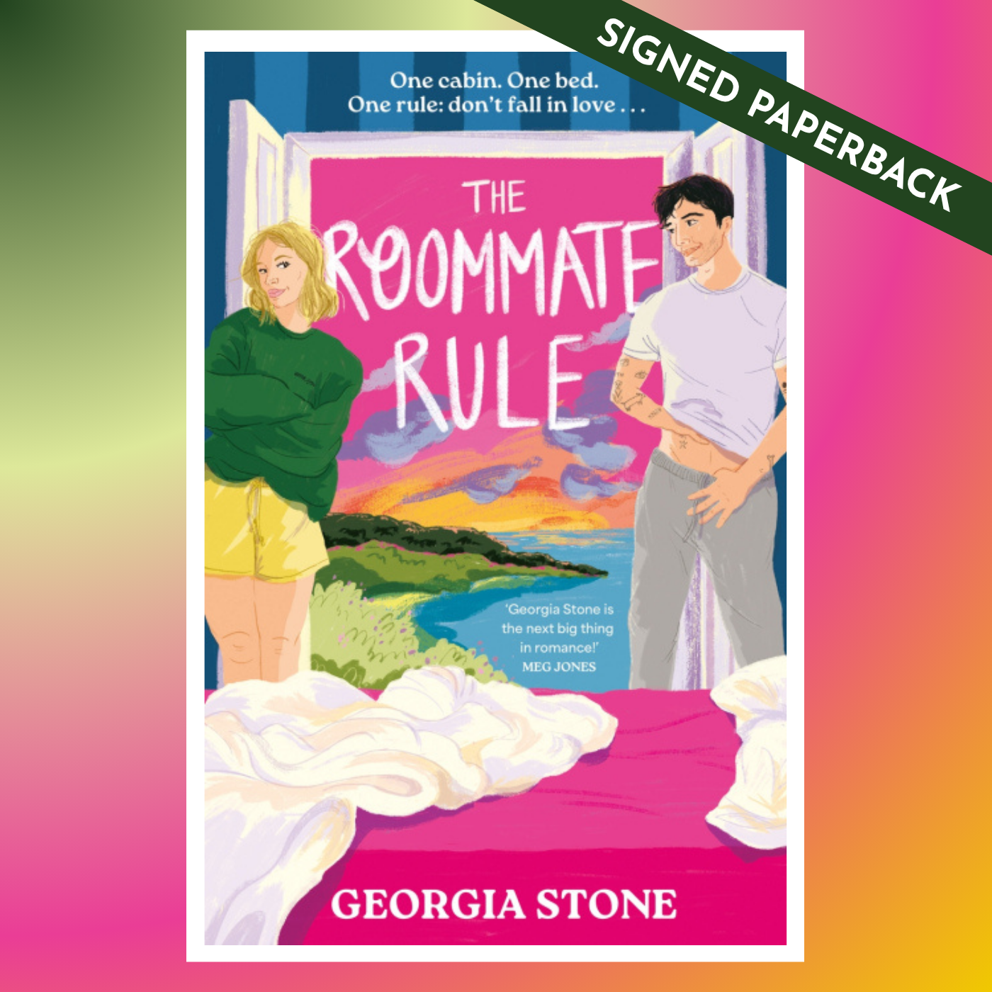 SIGNED PAPERBACK: "The Roommate Rule" by Georgia Stone
