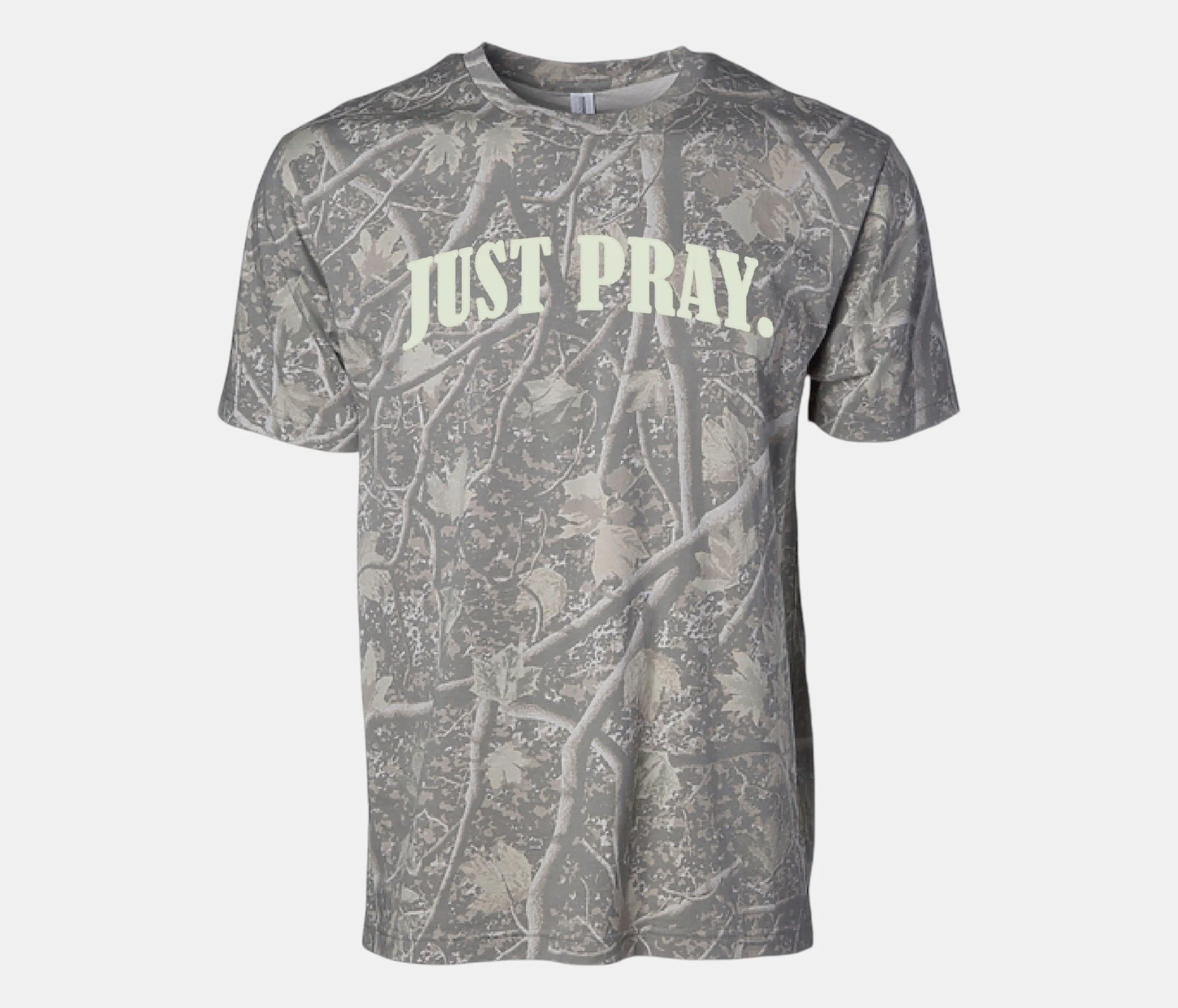 Just Pray. Camo Tee