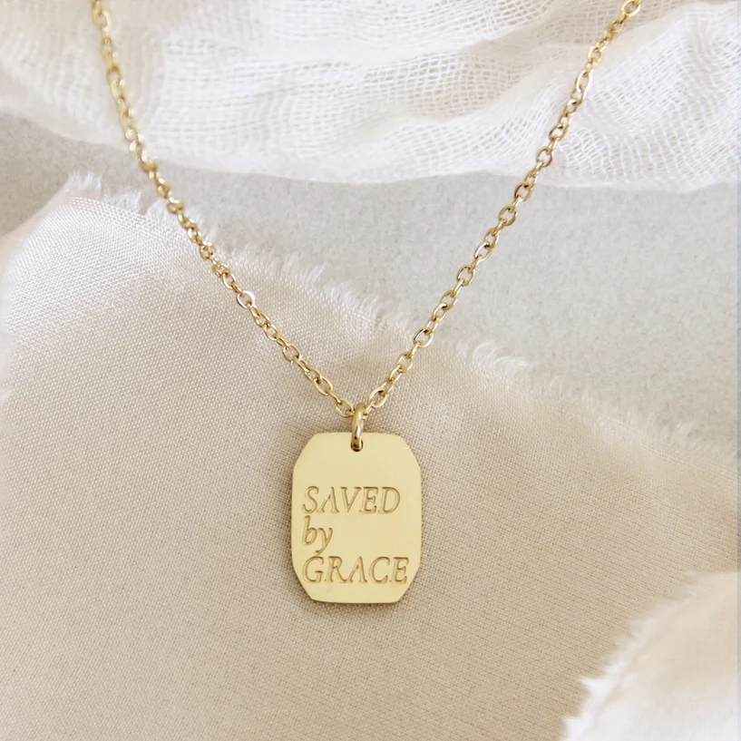 Saved by grace Necklace.webp