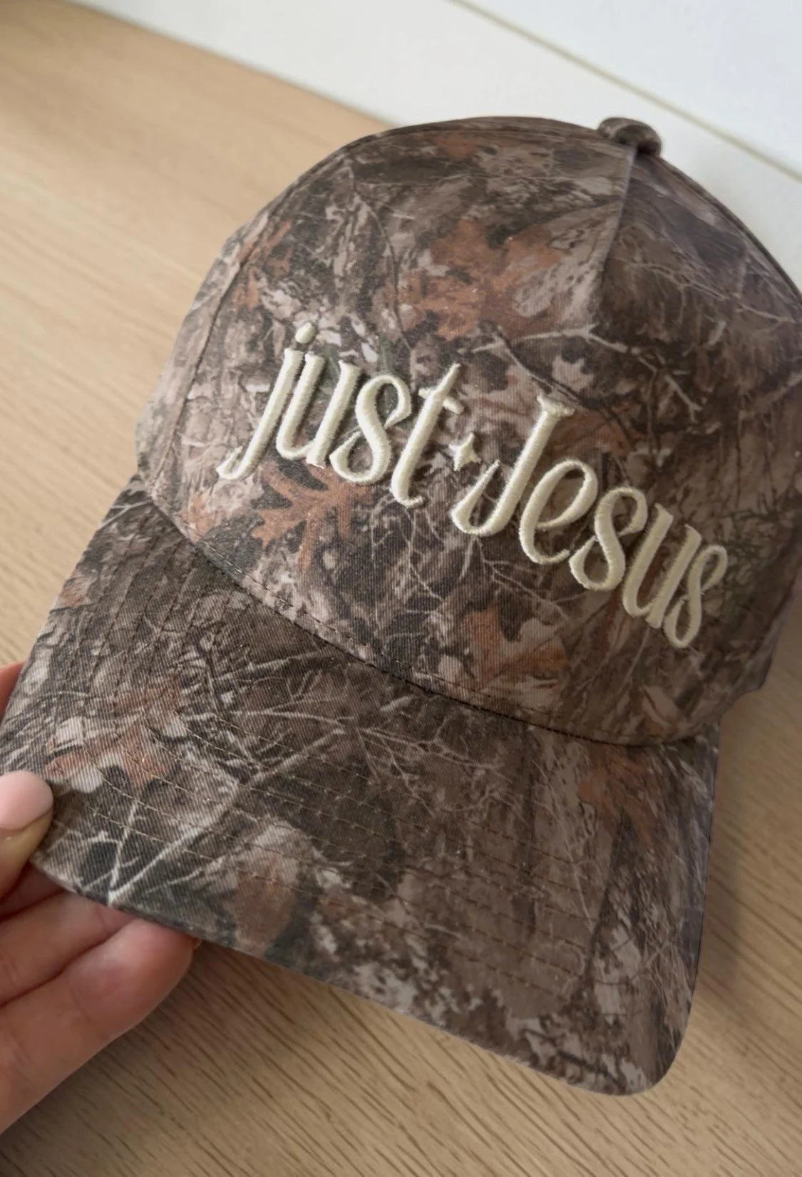 Just Jesus Camo Hat