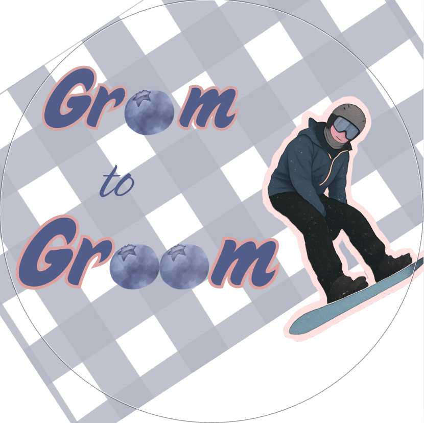 Groom Snowboard Sticker