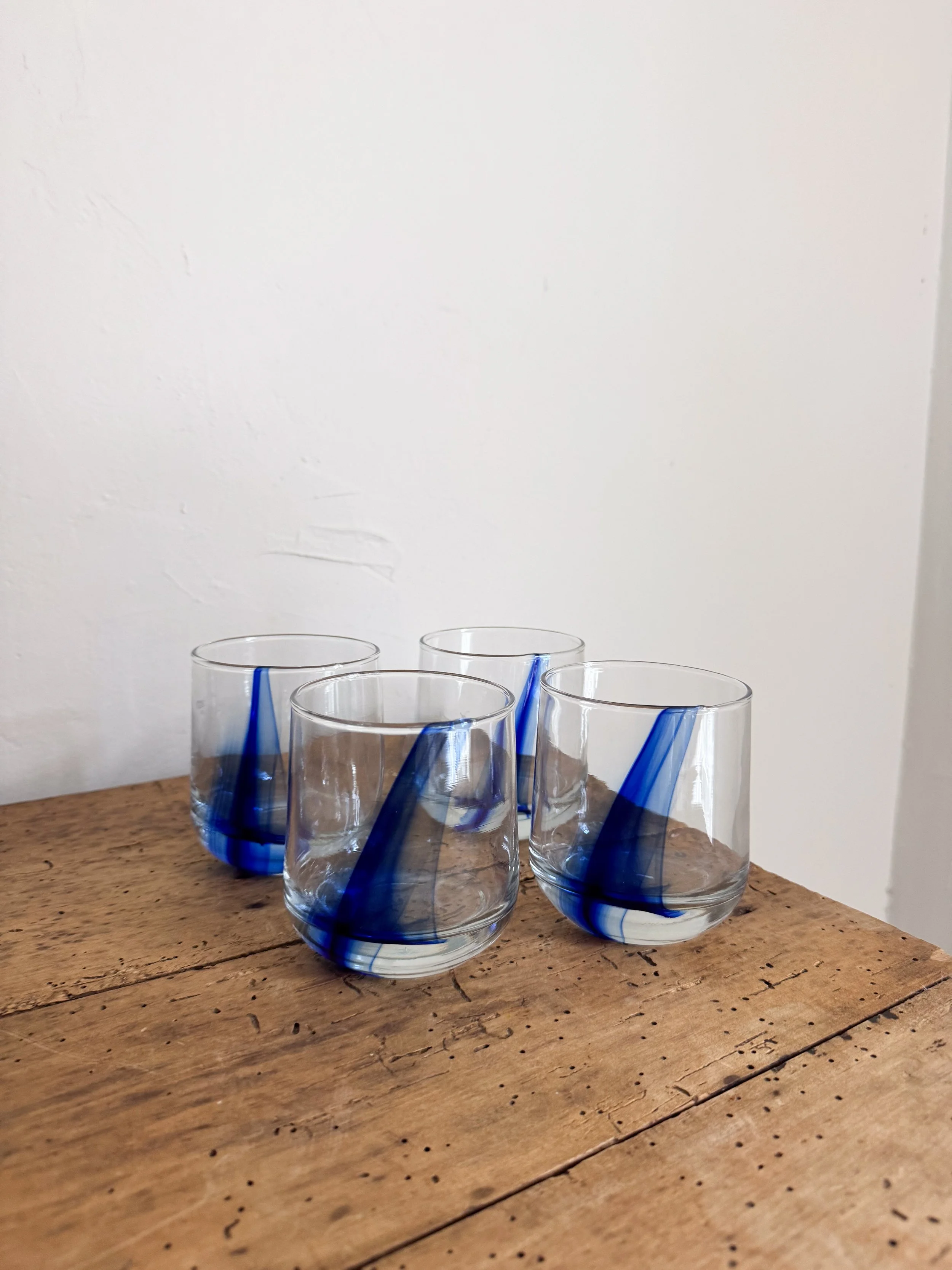 Swirl Stemless Wine Glasses (set of 4)